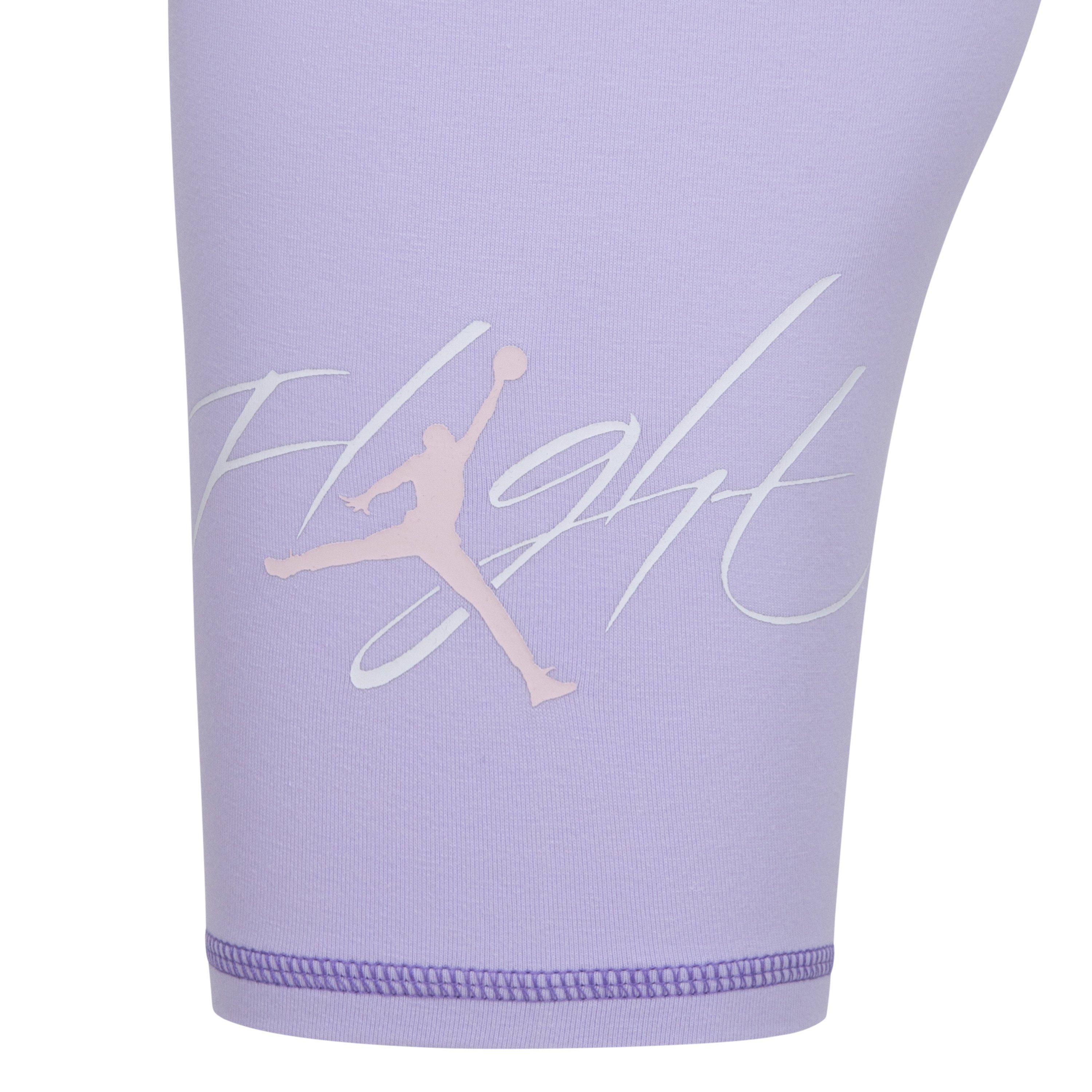 Jordan Stitch Short Little Girls' Purple Set