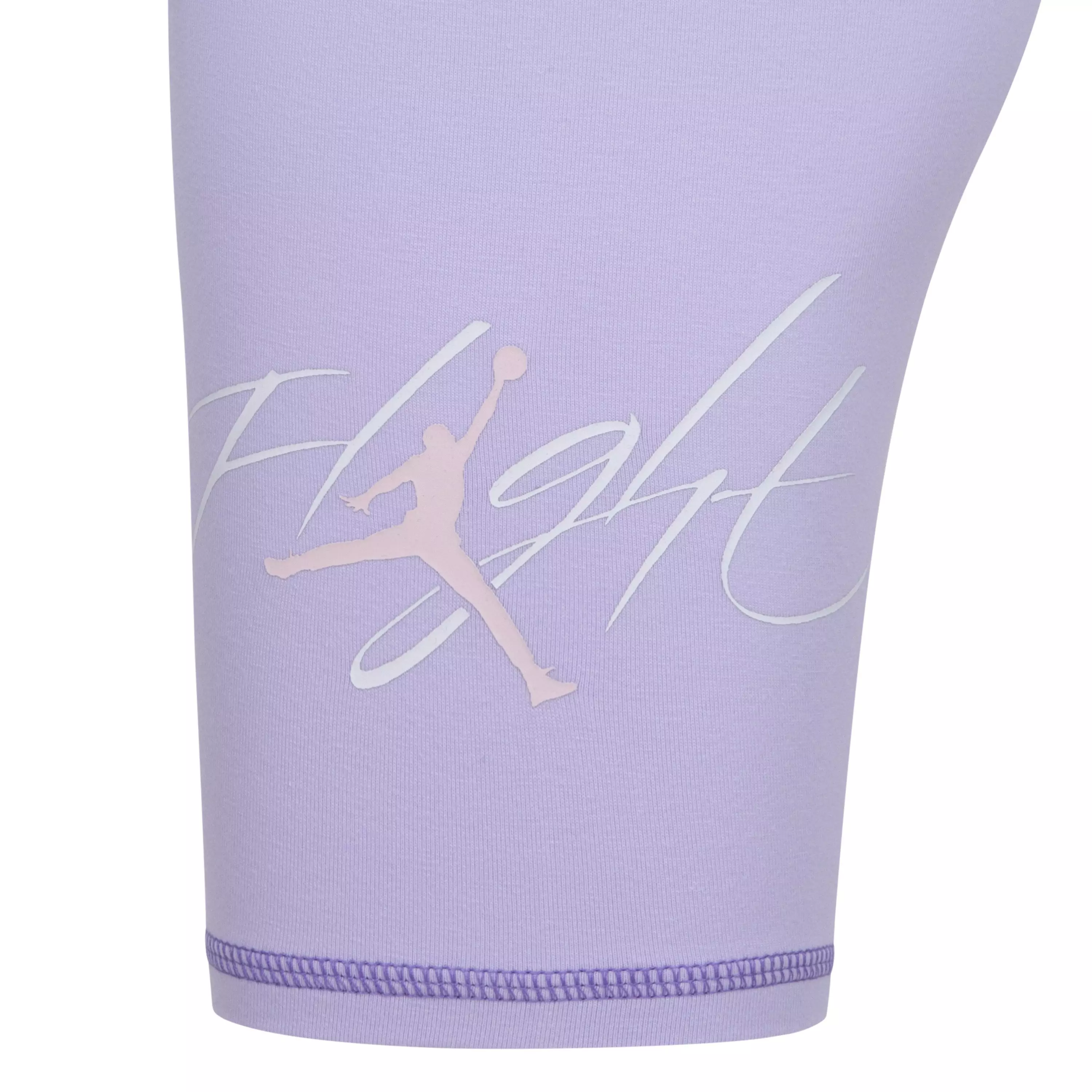 Jordan Little Girls' Stitch Short Set - Purple - VIOLET