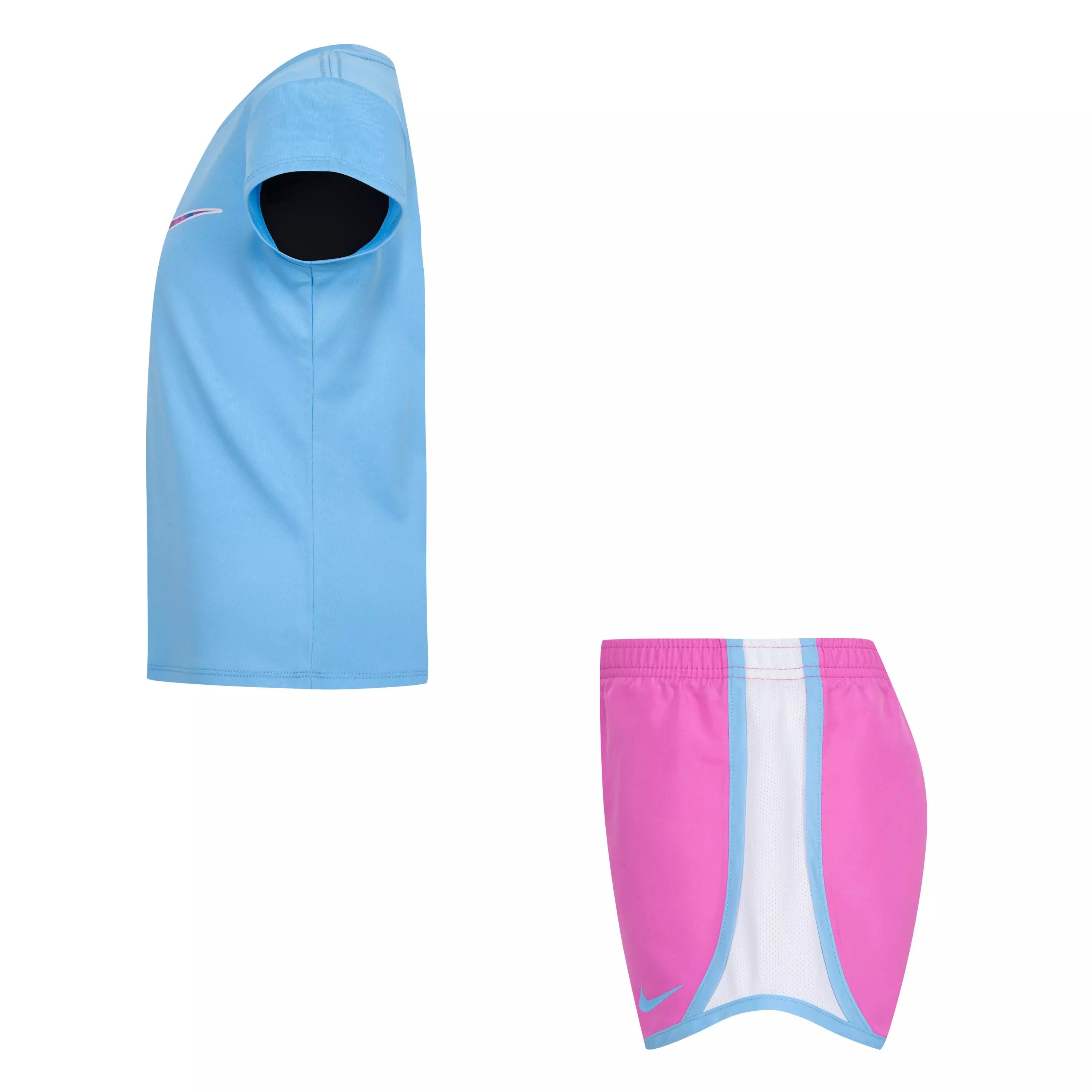 Nike Little Girls' Dri-FIT Tee and Sprinter Short Set - PINK