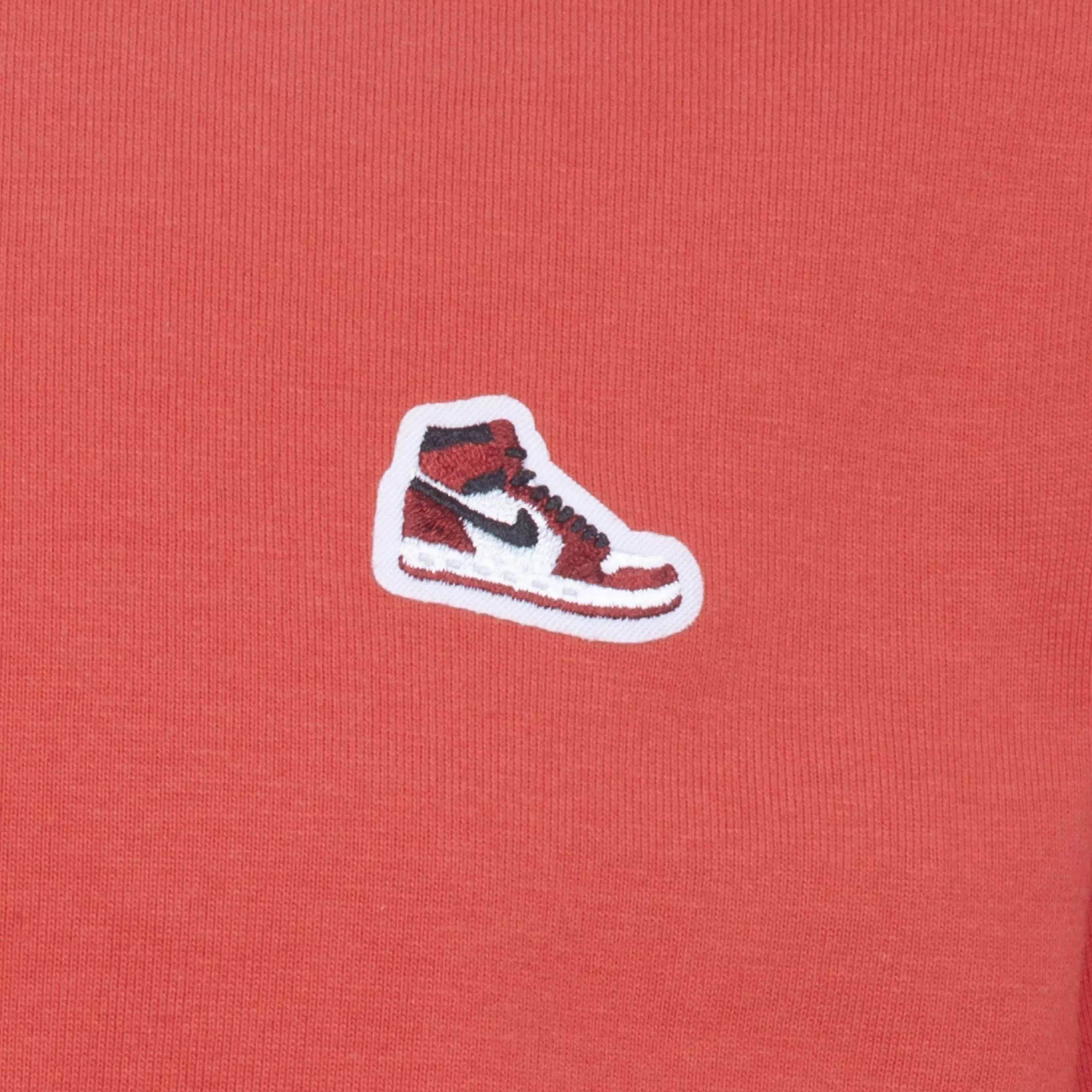 Jordan Big Boys' AJ1 Patch Tee - RED