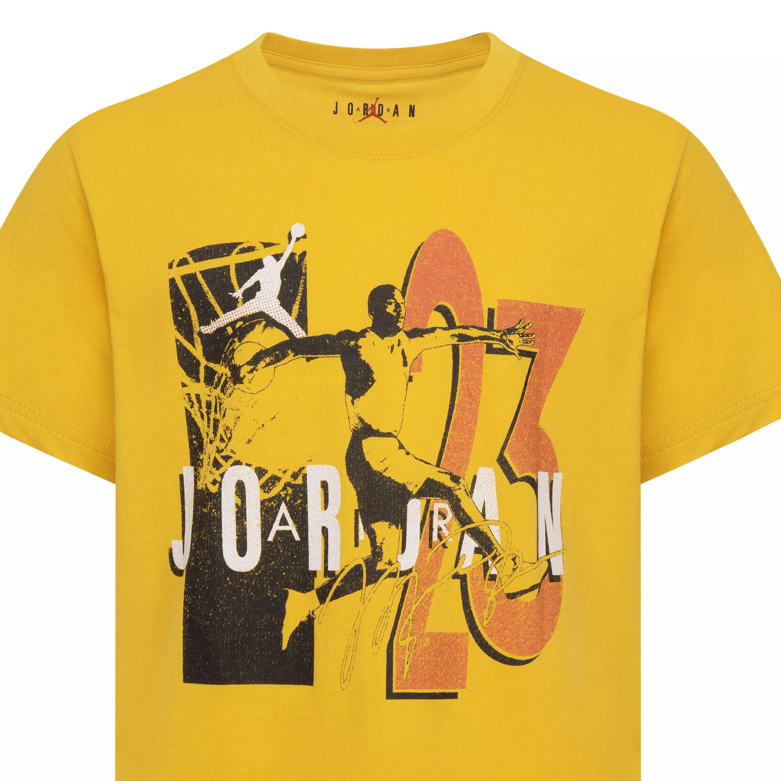 Jordan Big Boys' Retro Spec Tee - YELLOW
