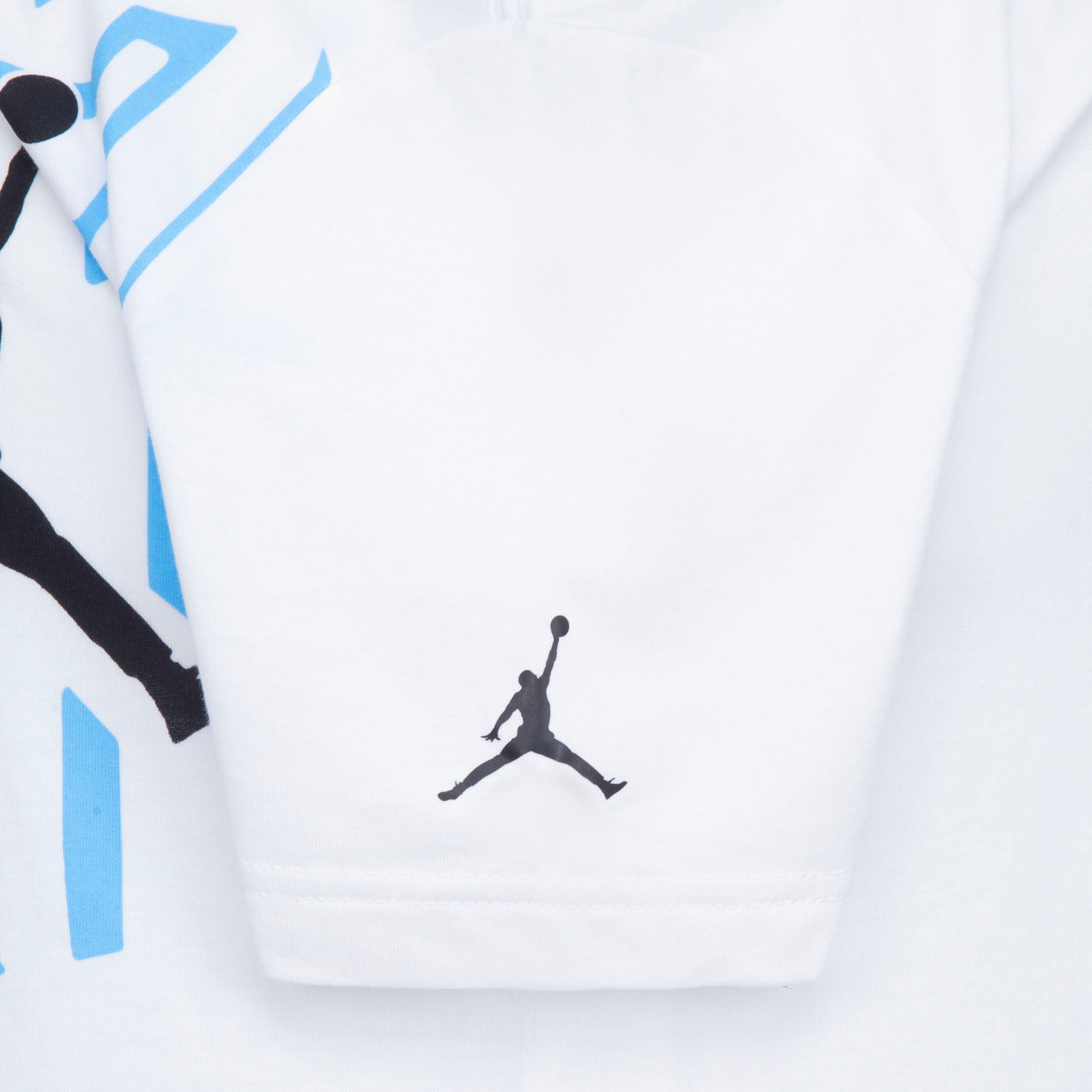 Jordan Big Boys' AJ9 1994 Globe Tee - WHITE Thumbnail View 4