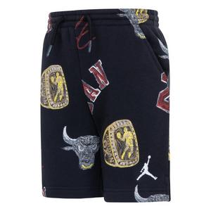 Jordan Big Boys' MJ Essentials Printed Fleece Shorts