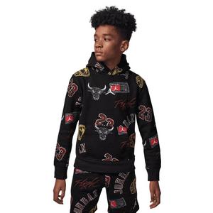 Jordan Big Boys' MJ Essentials Printed Fleece Pullover