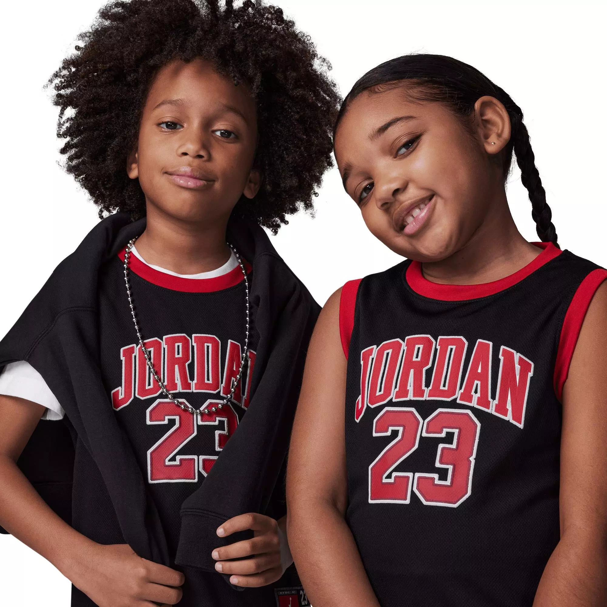 Jordan Little Boys' 23 Jersey Short Set - RED/BLACK