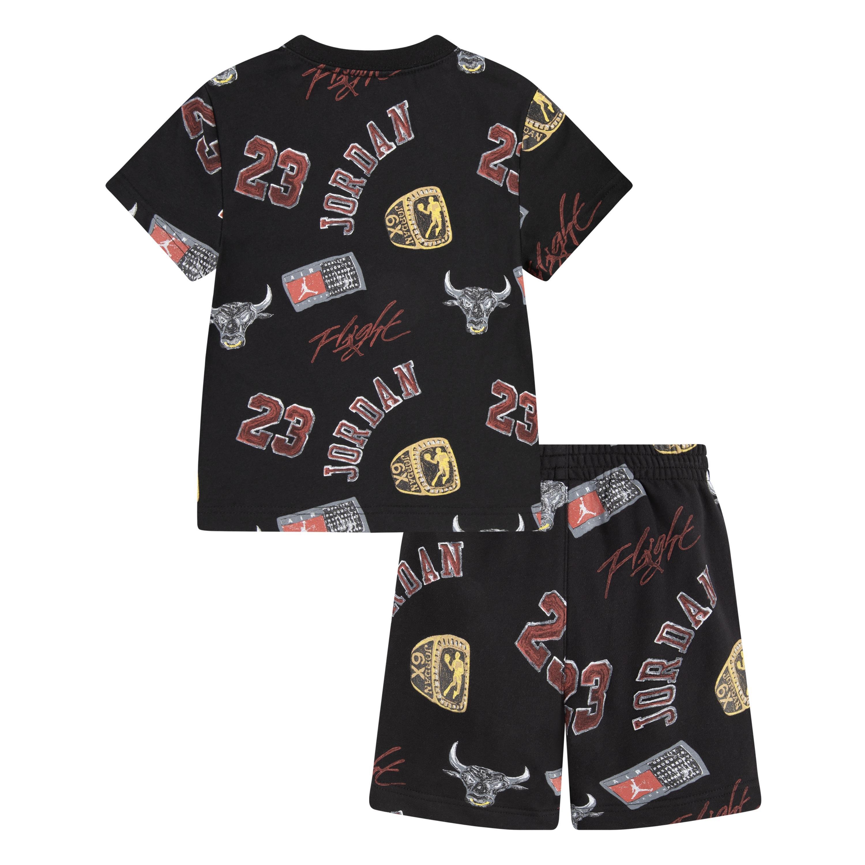 Jordan 23 Ring Printed Short Little Boys' Set