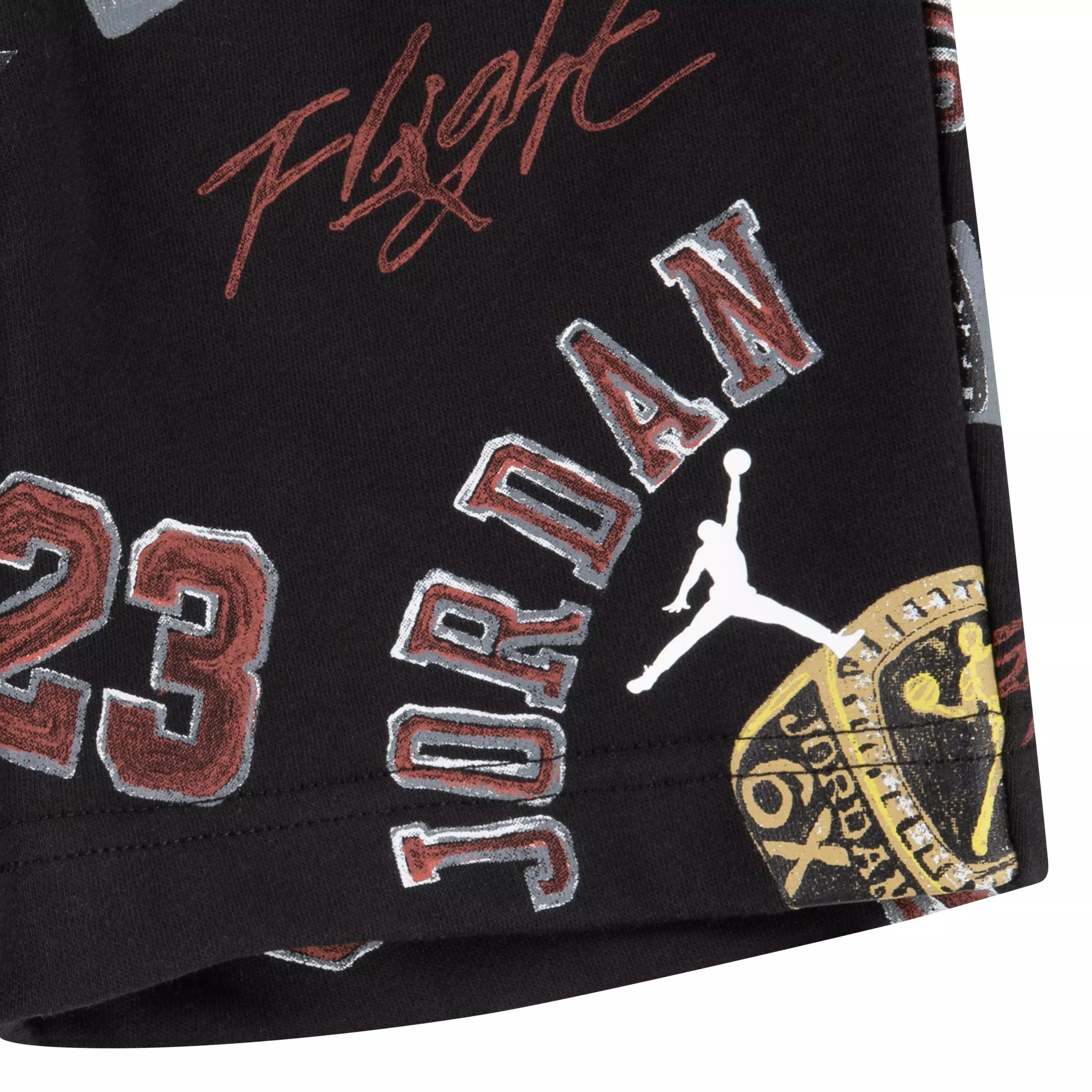 Jordan Little Boys' 23 Ring Printed Short Set - BLACK