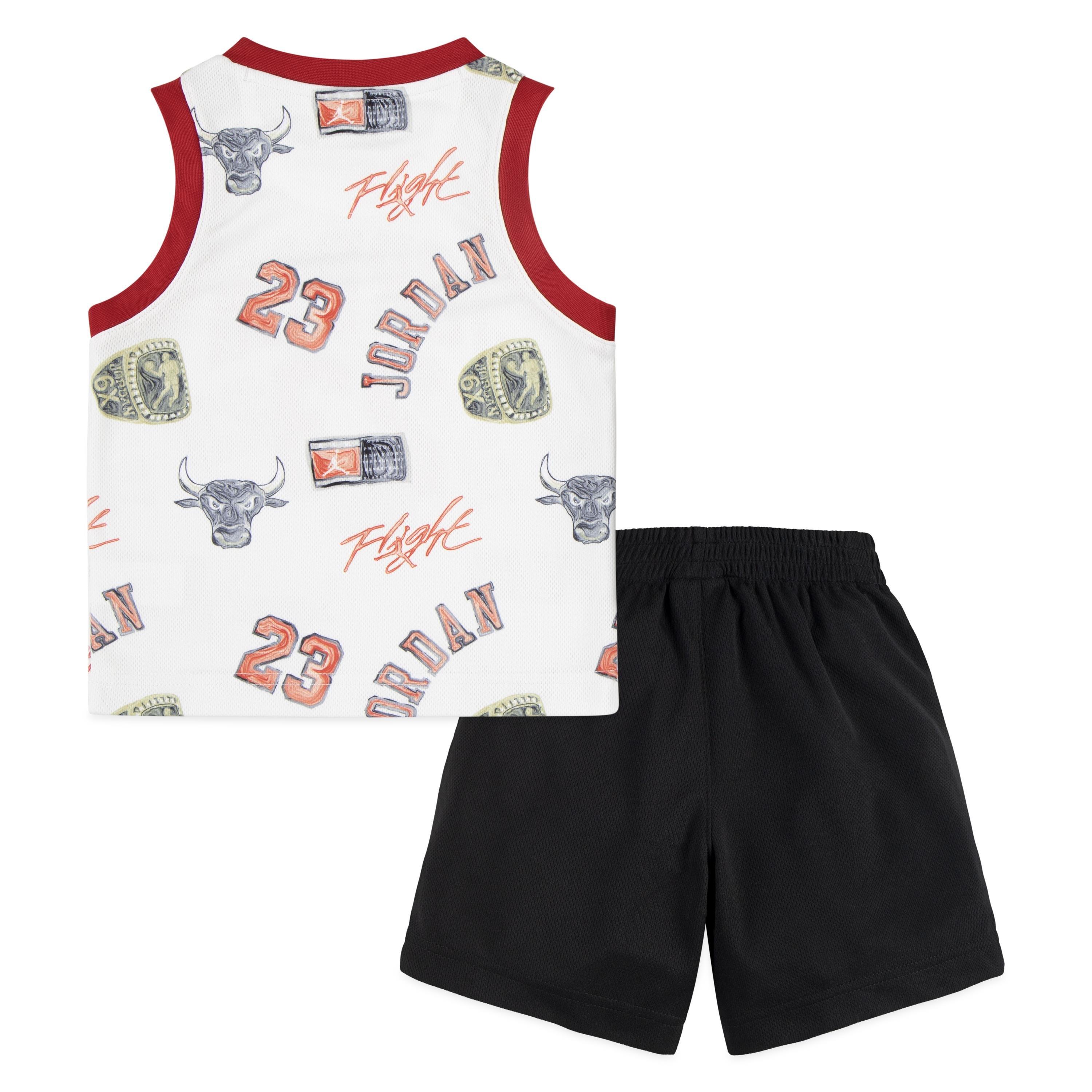 Jordan 23 Rings Printed Jersey Short Little Boys' Set