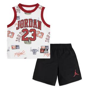 Jordan Little Boys' 23 Rings Printed Jersey Short Set