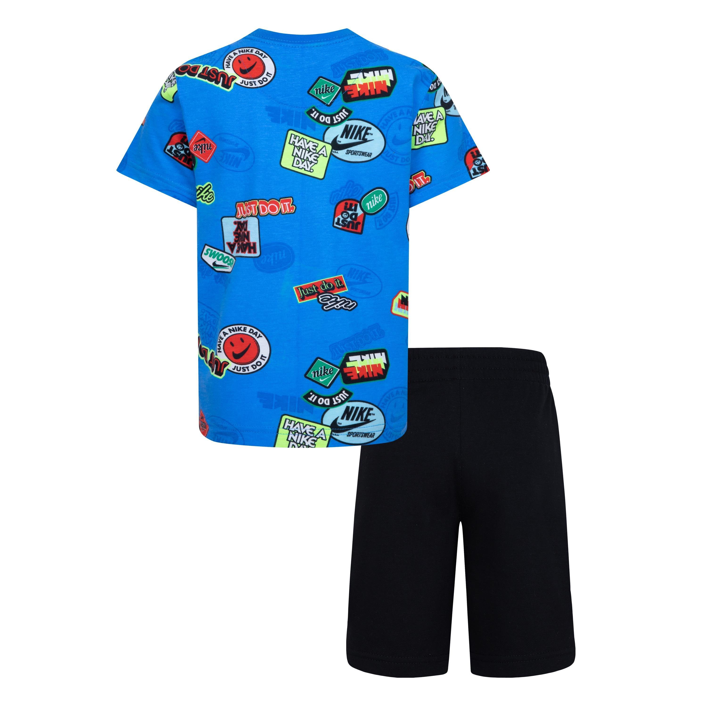 Nike Printed Sense of Adventure Short Little Boys' Set