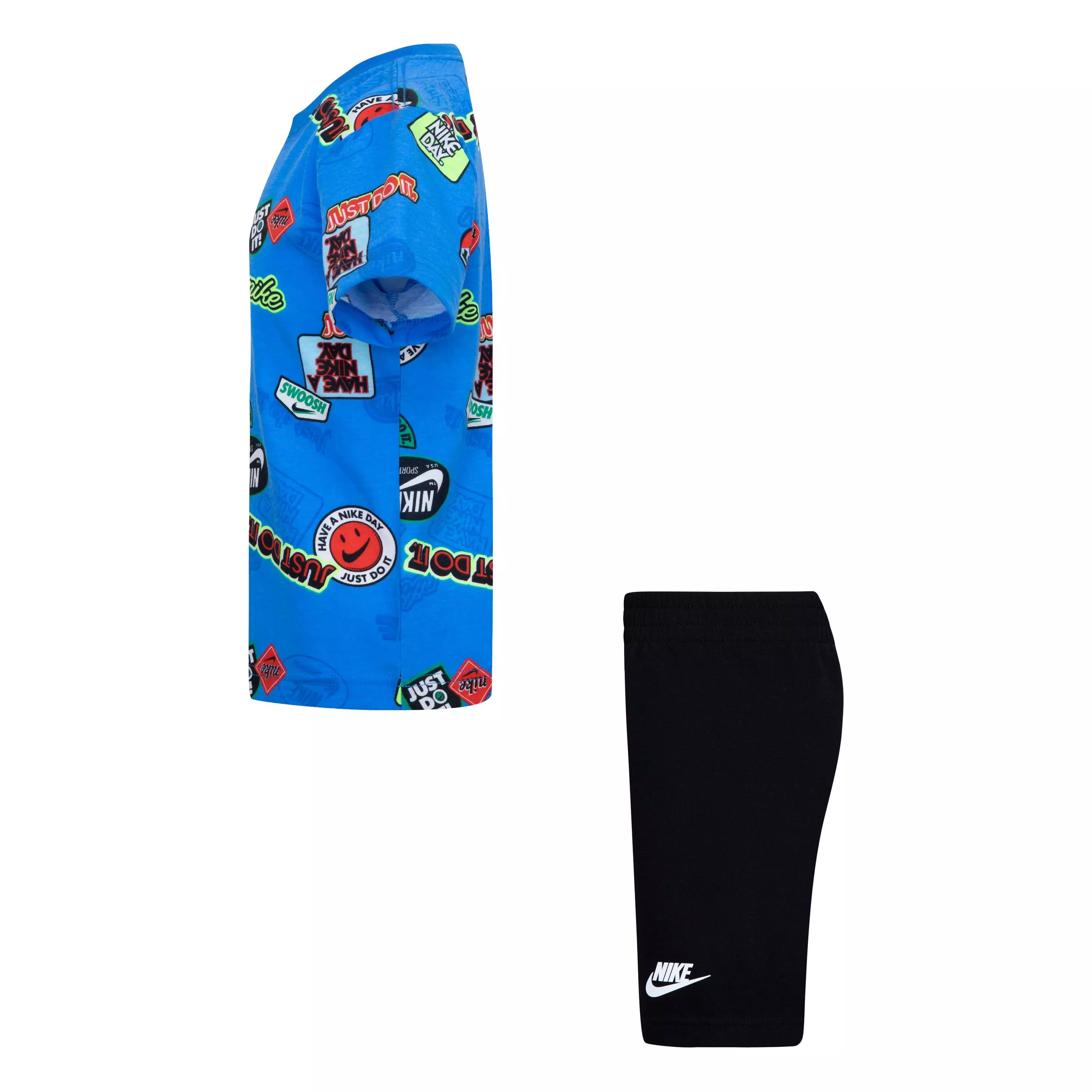 Nike Little Boys' Printed Sense of Adventure Short Set - BLACK