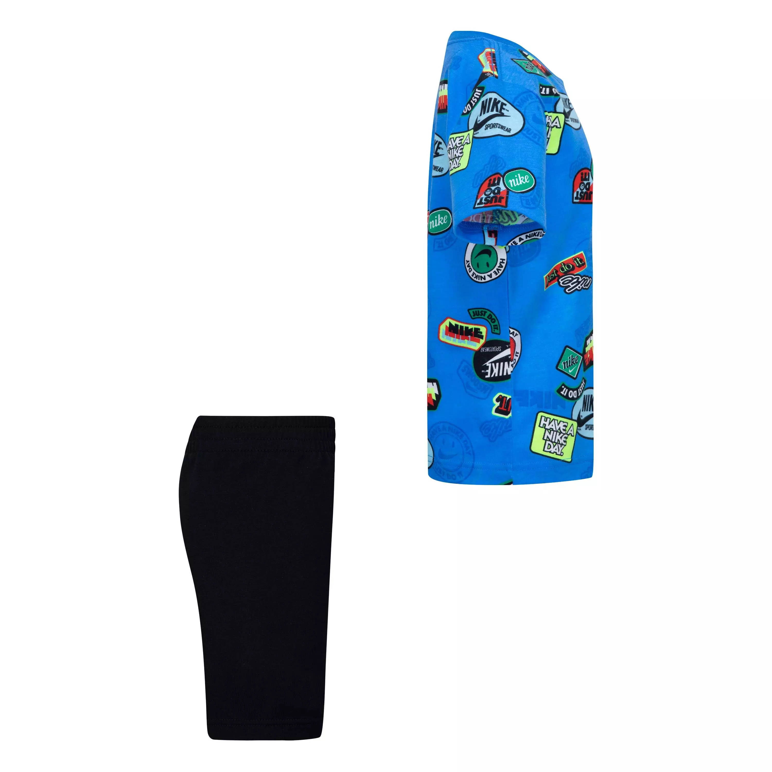 Nike Little Boys' Printed Sense of Adventure Short Set - BLACK