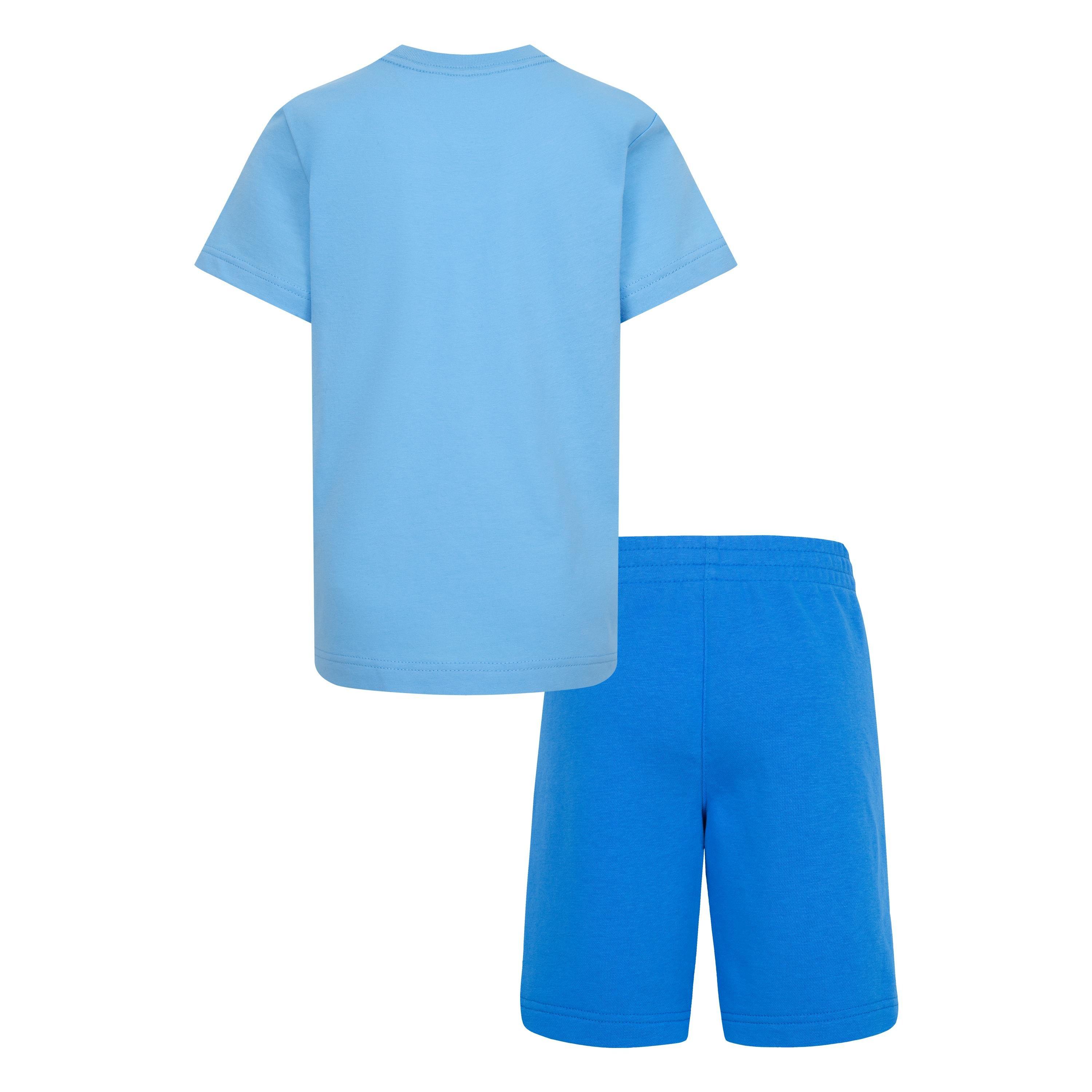 Nike Just-Do-It Shadow Short Little Boys' Blue Set