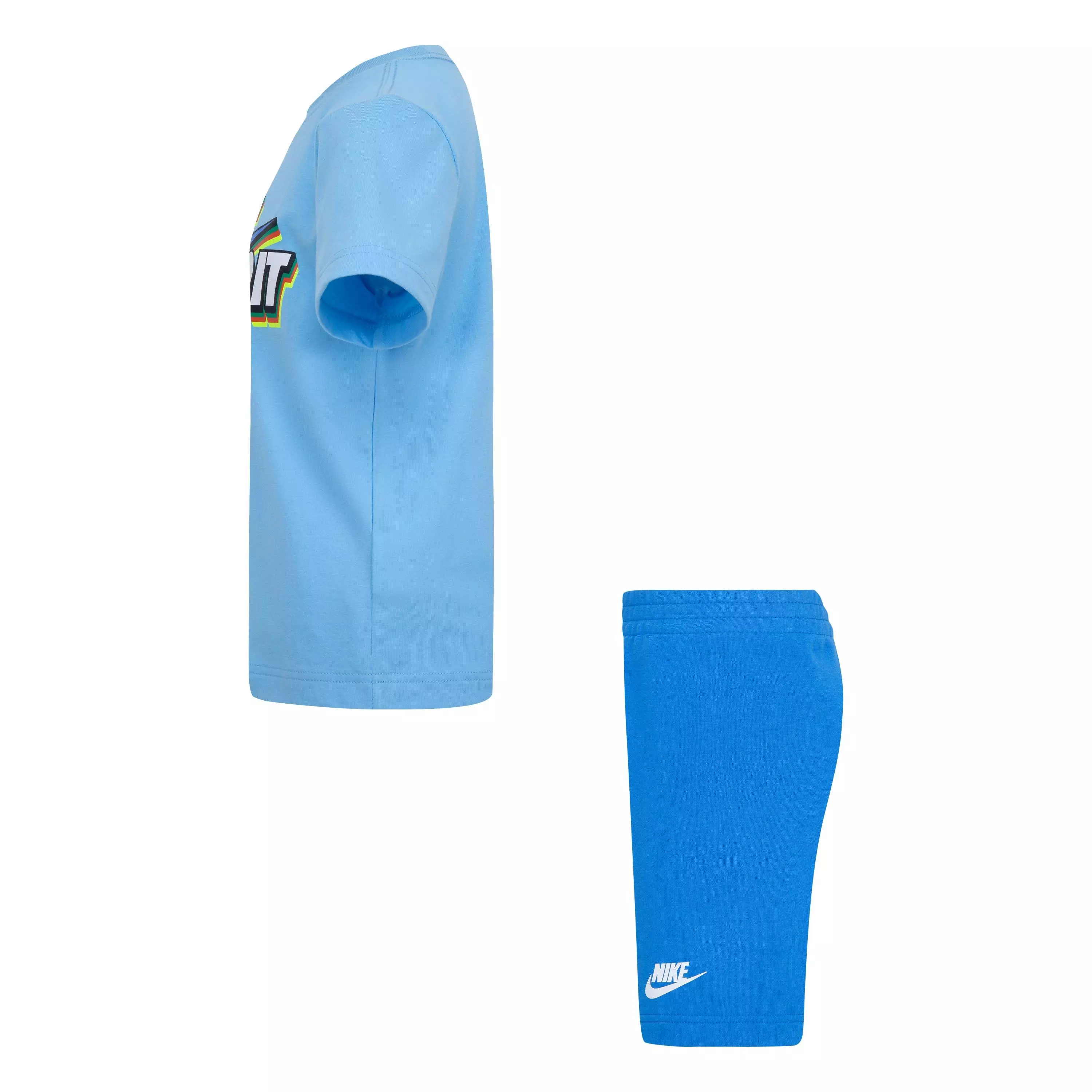 Nike Little Boys' Just-Do-It Shadow Short Set - Blue - BLUE