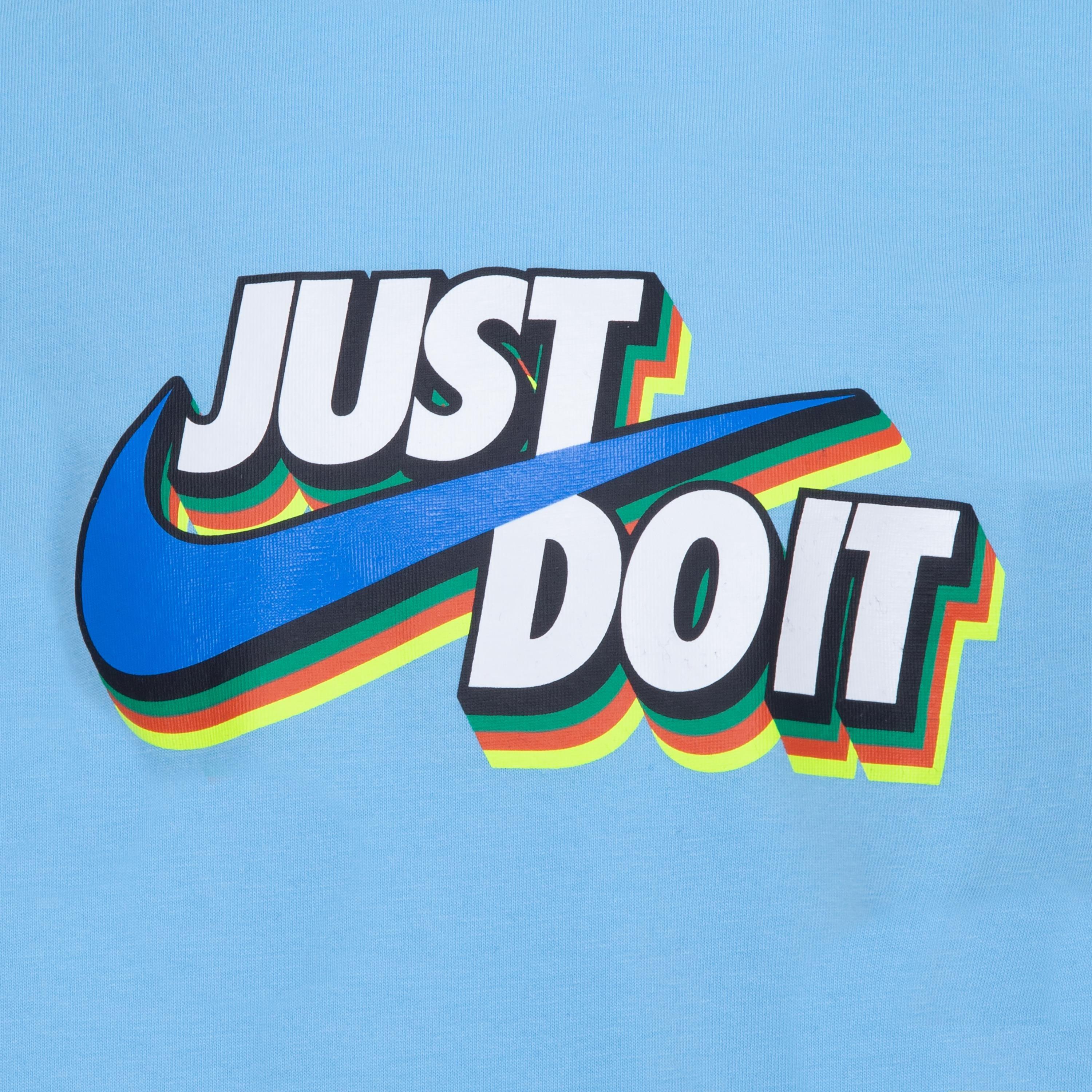 Nike Just-Do-It Shadow Short Little Boys' Blue Set