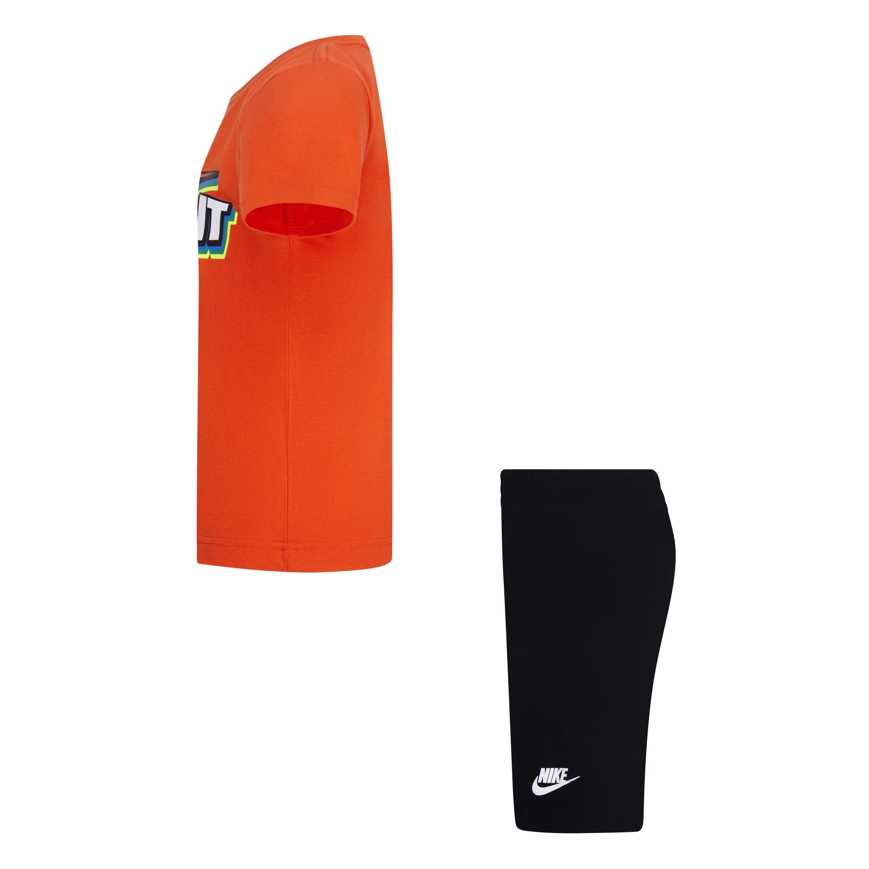 Nike Just-Do-It Shadow Short Little Boys' Red Set