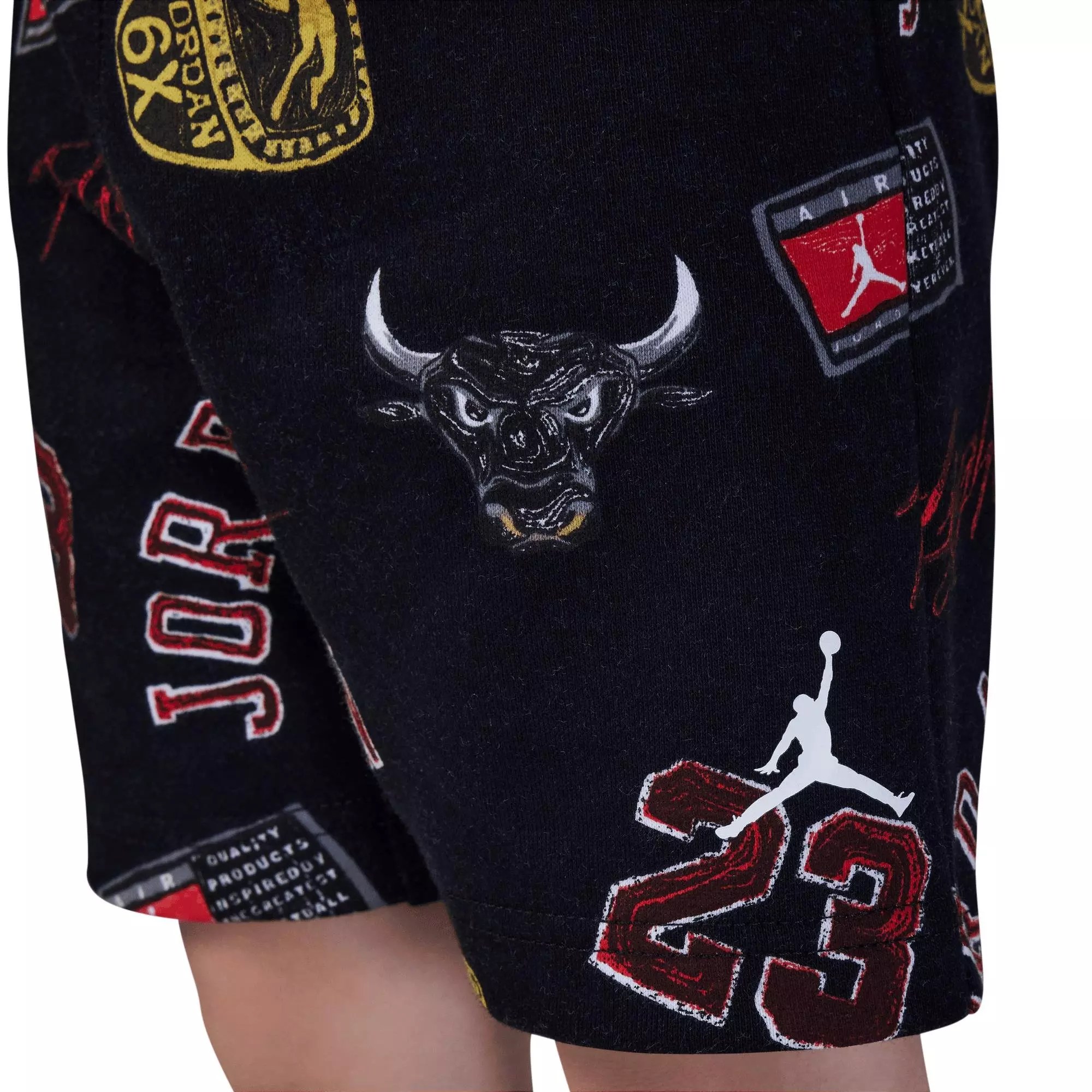 Jordan Toddler Boys' 23 Rings Printed Short Set - BLACK