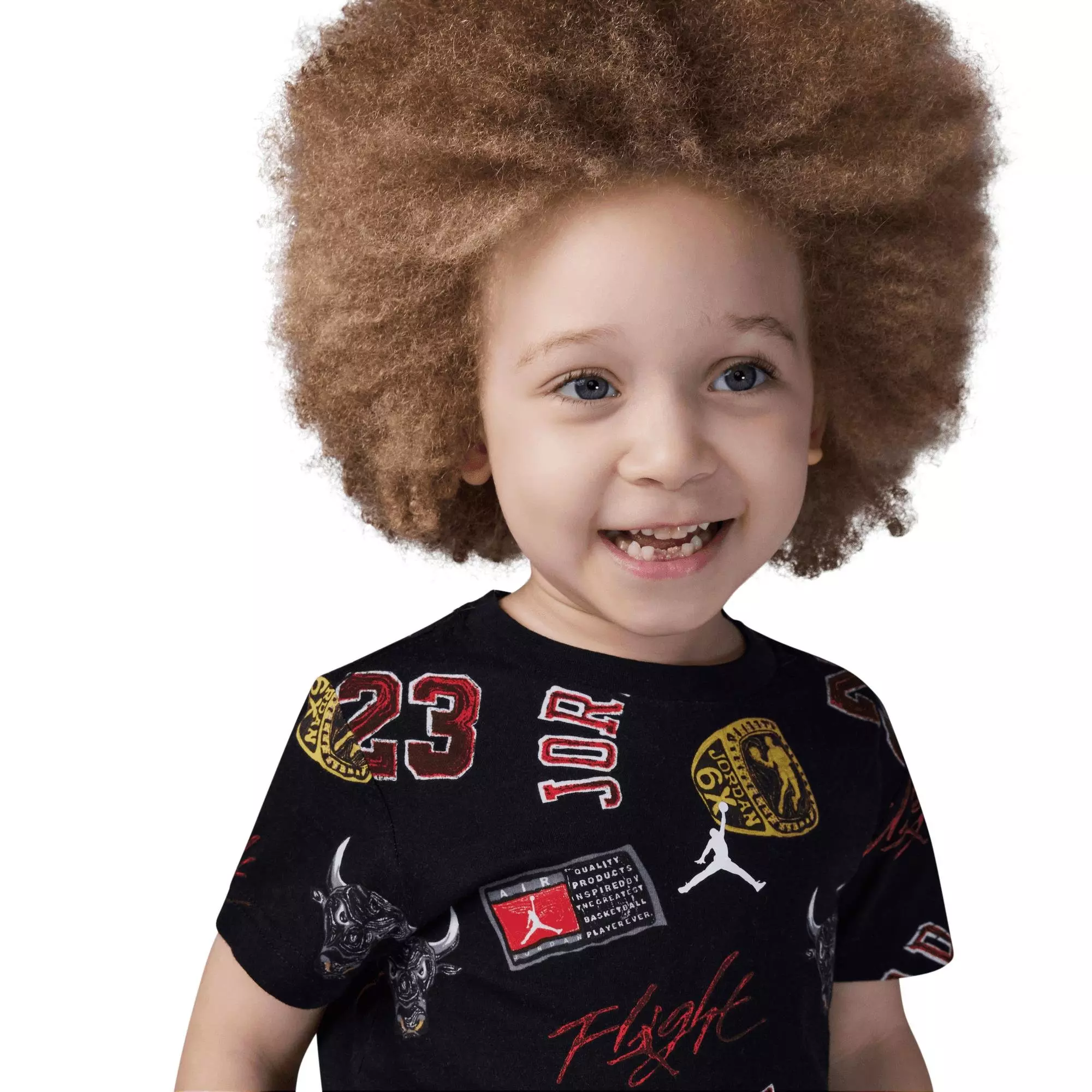 Jordan Toddler Boys' 23 Rings Printed Short Set - BLACK