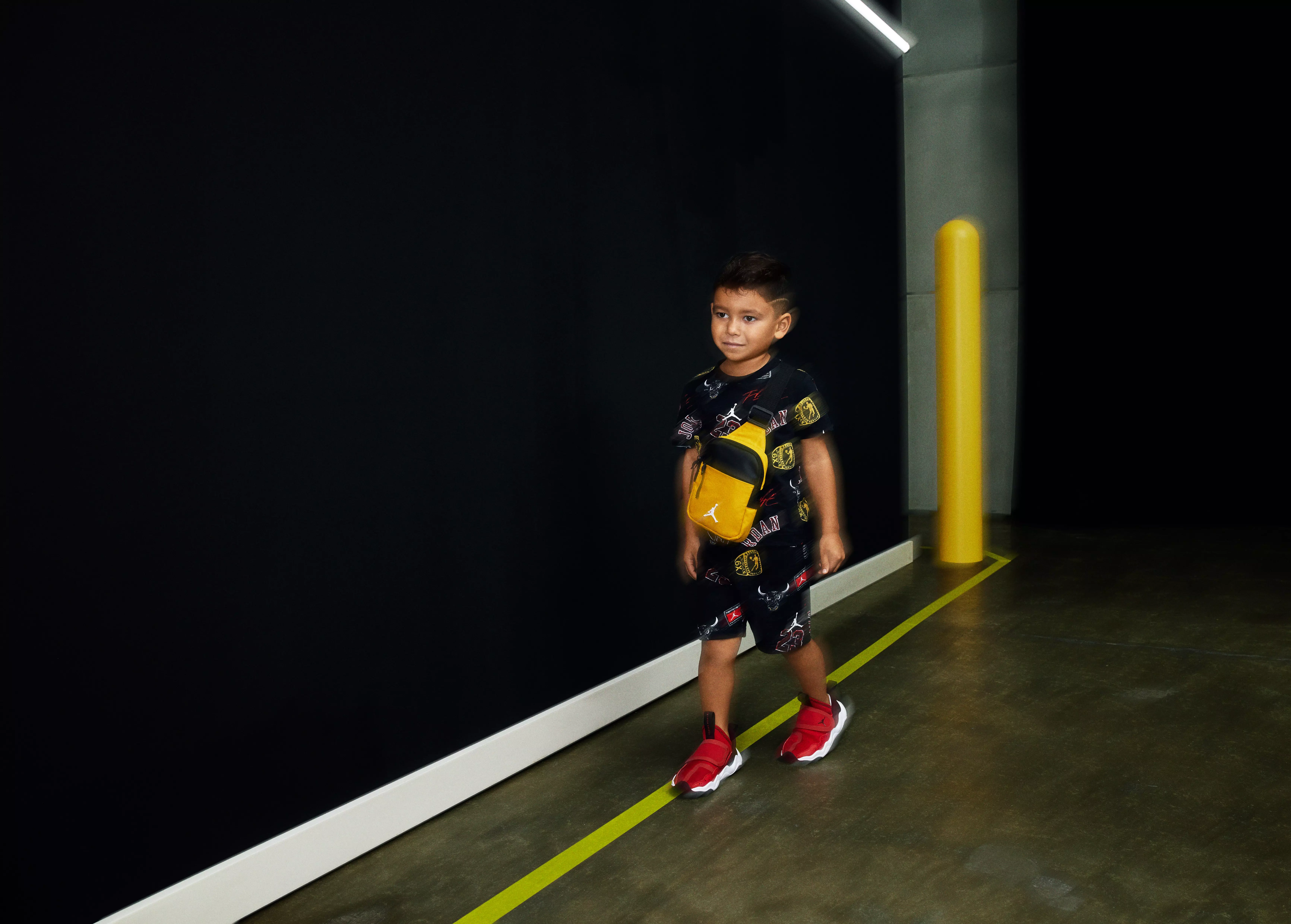 Jordan Toddler Boys' 23 Rings Printed Short Set - BLACK