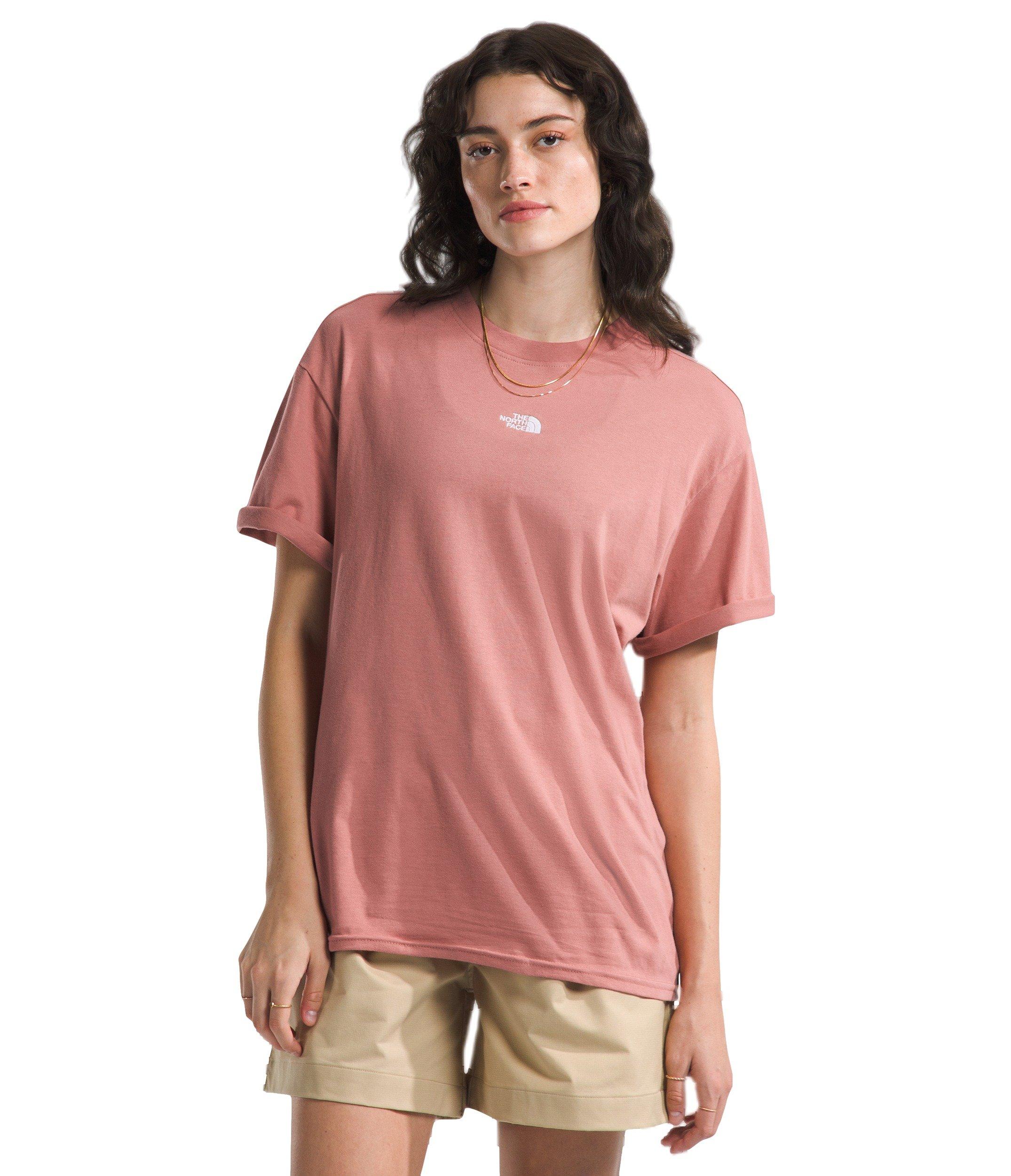 The North Face Women's Evolution Oversized Tee - BROWN Thumbnail View 1