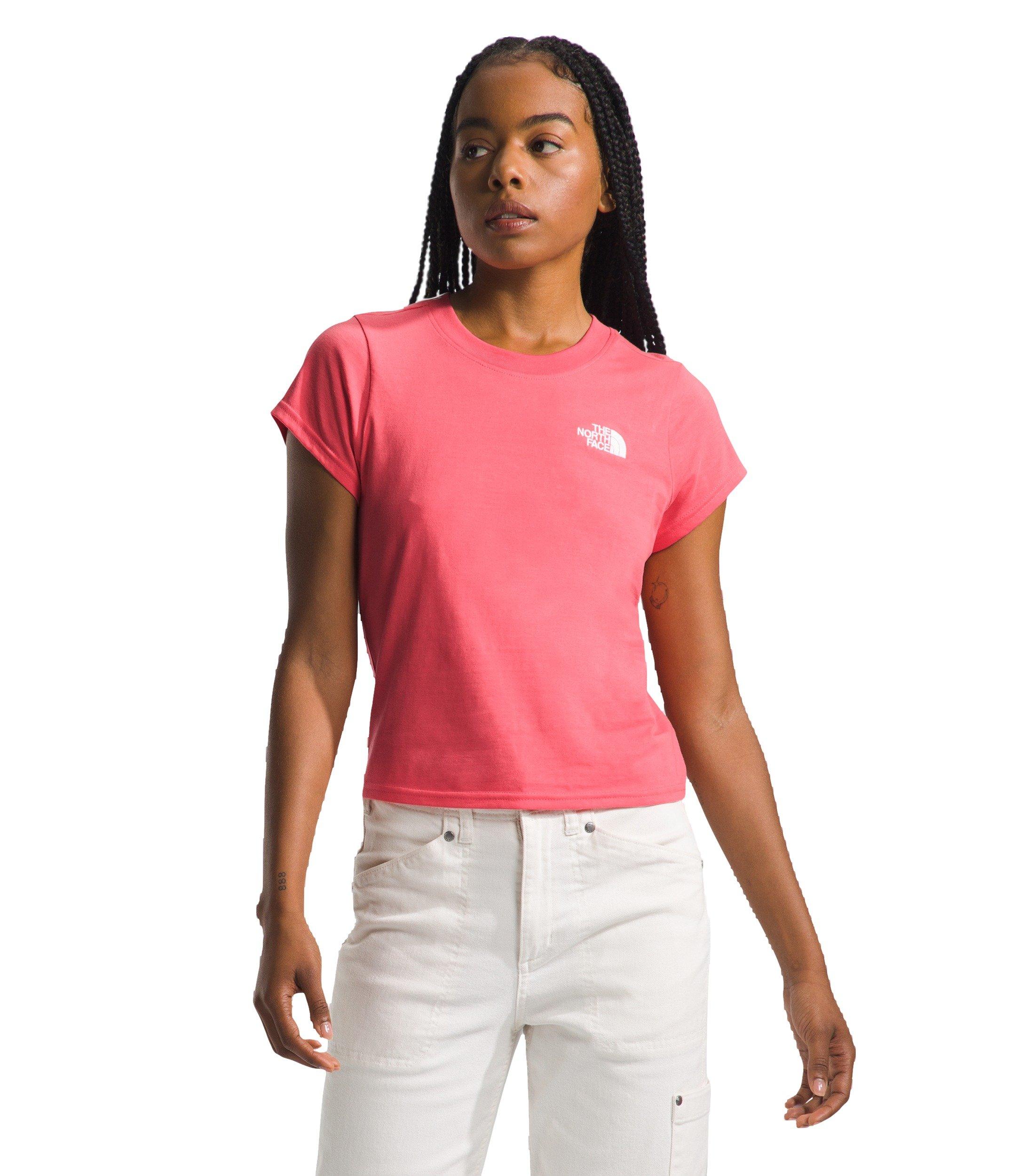 The North Face Women's Evolution Cutie Tee - RED Thumbnail View 1