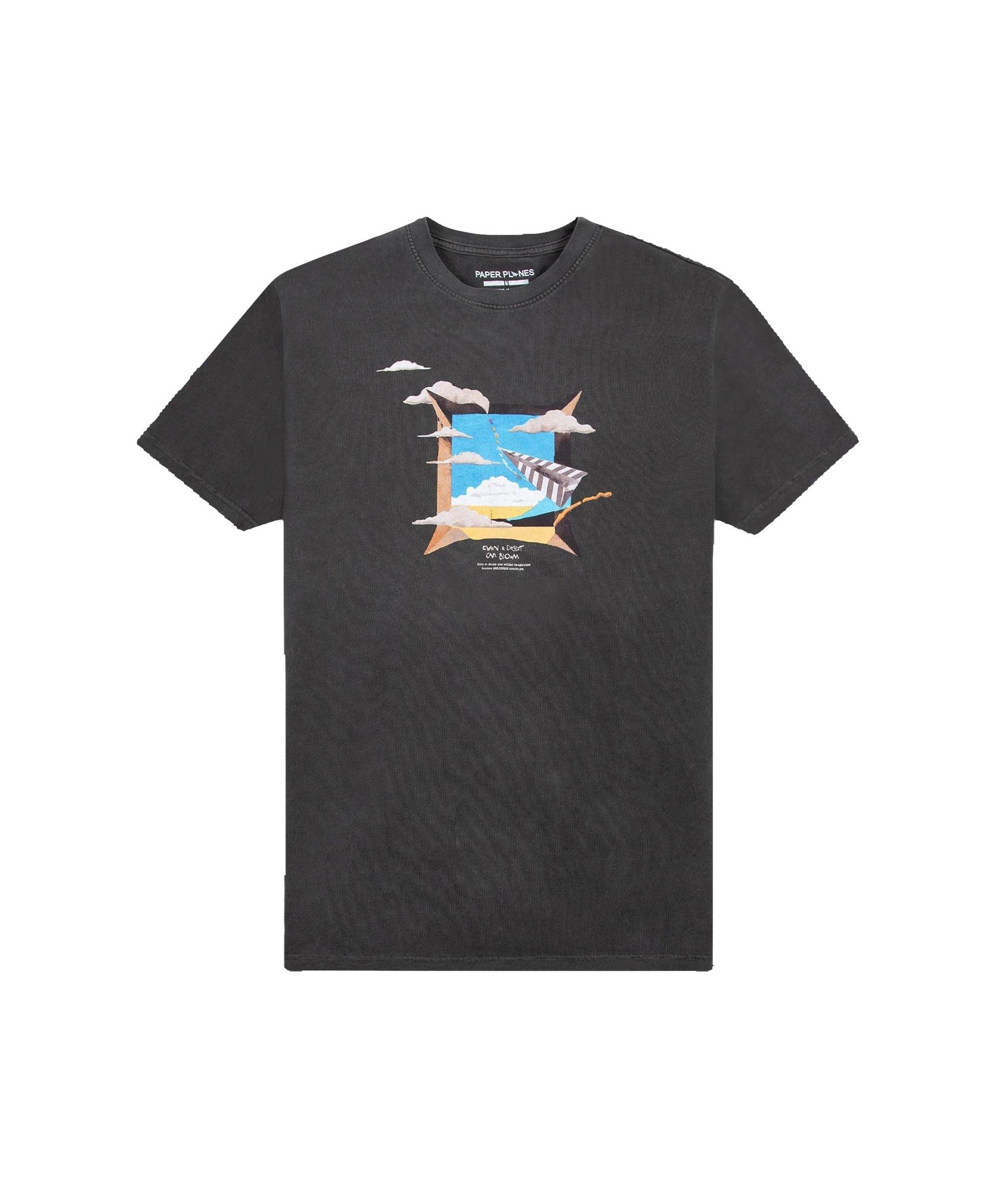 Paper Planes Men's Dare To Dream Tee - Black Washed - BLACK