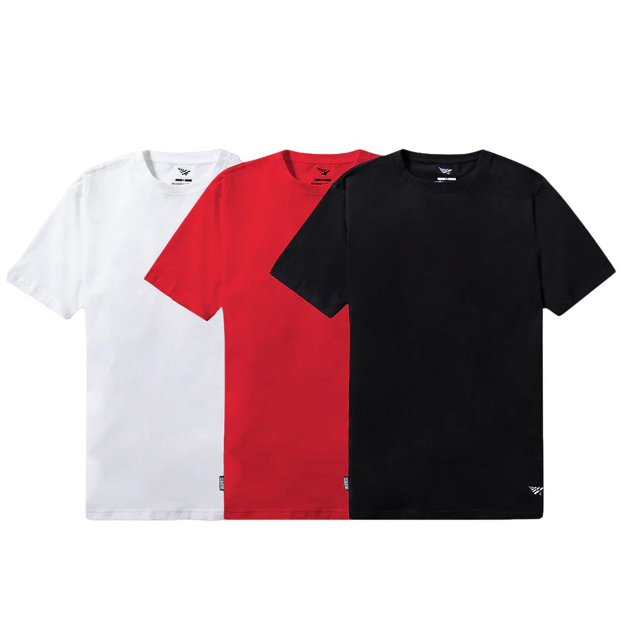 Paper Planes Men's Essential 3-Pack Tee - MULTI-COLOR