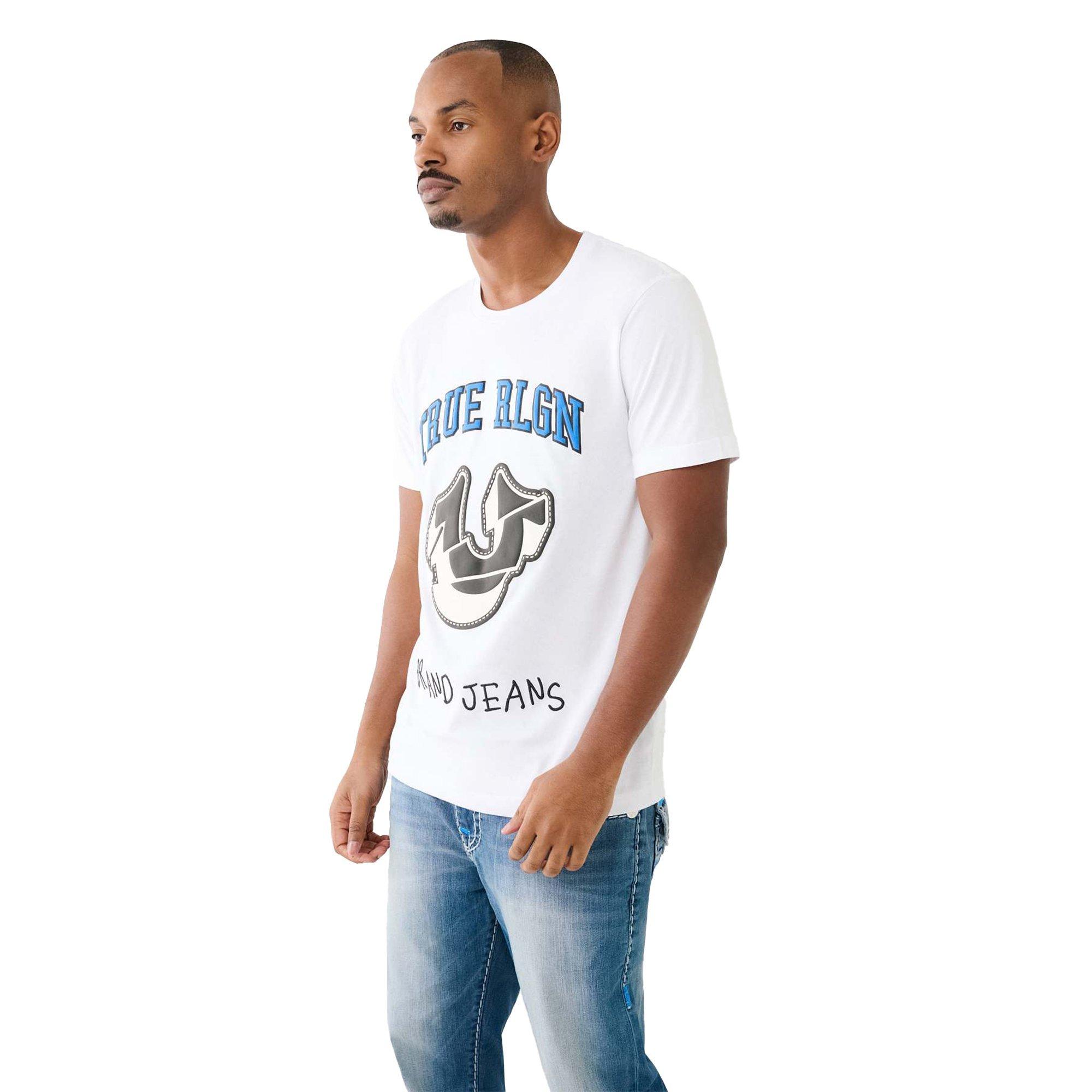 True Religion Spliced Puff Print Men's Tee