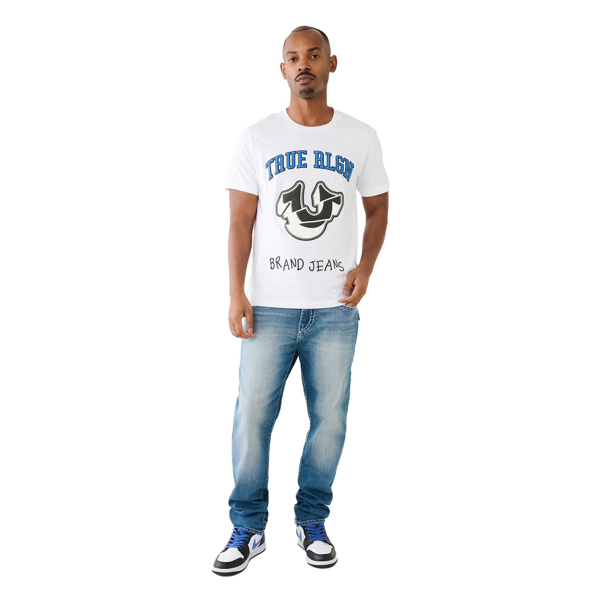 True Religion Spliced Puff Print Men's Tee