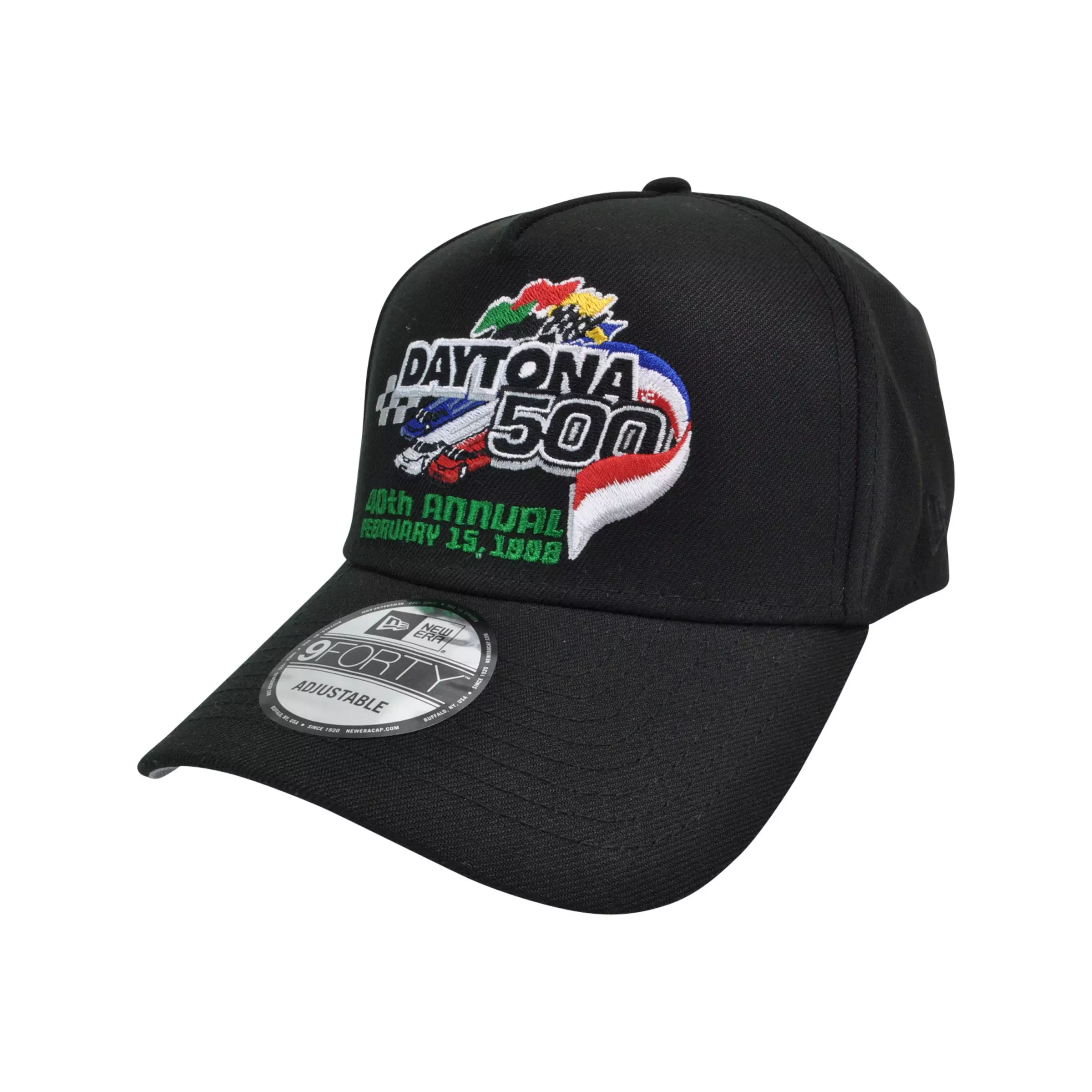 New Era Daytona 500 9FORTY 40th Anniversary Snapback - BLACK