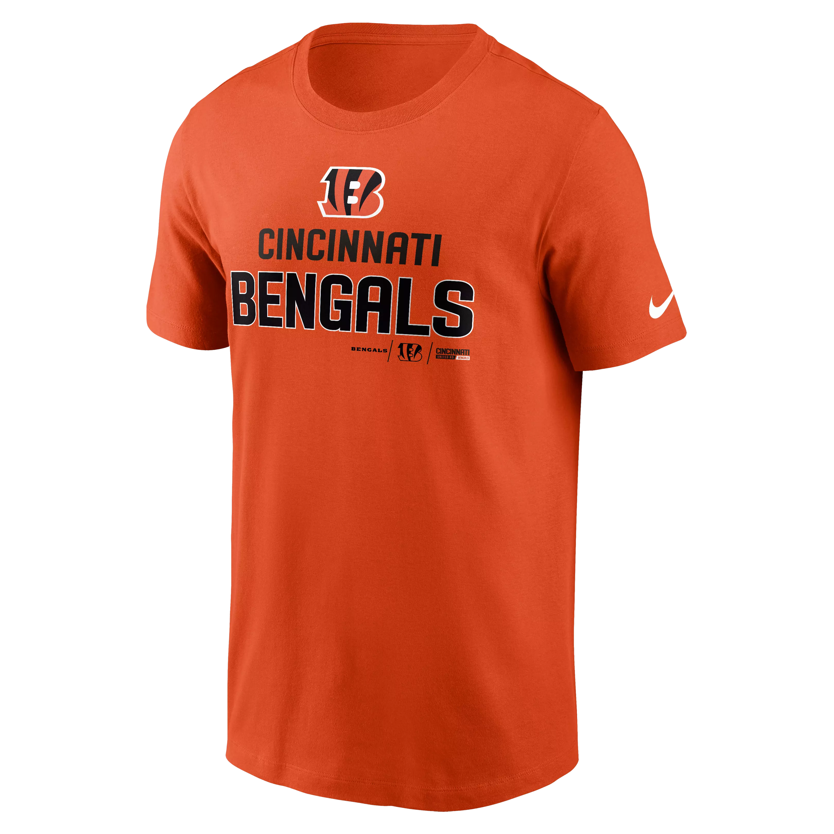 Nike Men's Cincinnati Bengals '23 Team Short Sleeve Top - ORANGE