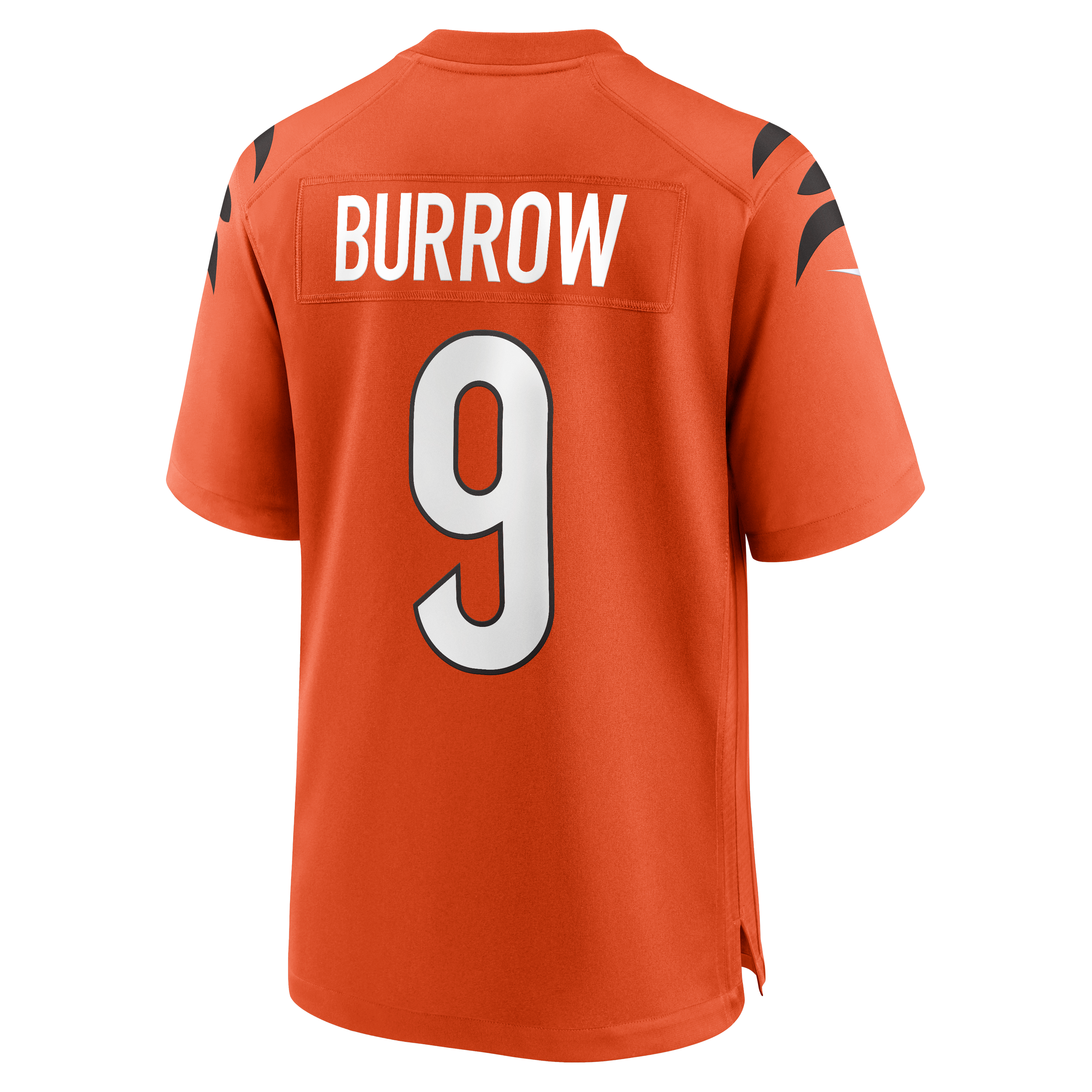 Nike Men's Joe Burrow Cincinnati Bengals '23 Alternate Game Jersey-Orange - ORANGE Thumbnail View 2