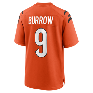 Nike Men's Joe Burrow Cincinnati Bengals '23 Alternate Game Jersey-Orange