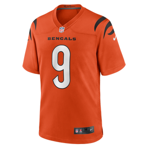 Nike Men's Joe Burrow Cincinnati Bengals '23 Alternate Game Jersey-Orange
