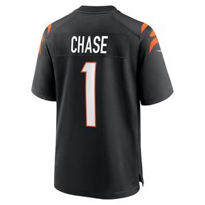 Nike Cincinnati Bengals 2023 Jamar Chase Home Jersey-Black