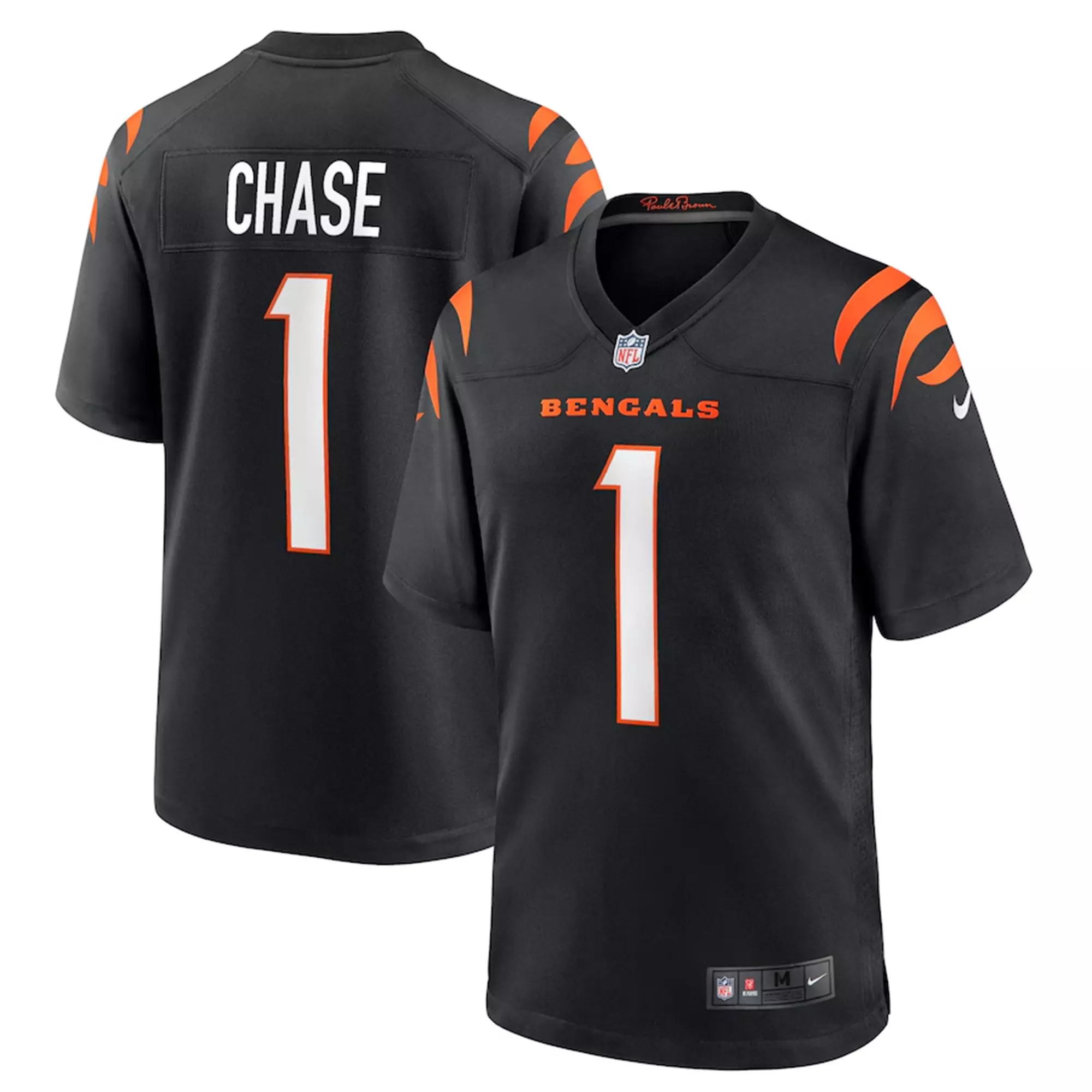 Nike Cincinnati Bengals 2023 Jamar Chase Home Jersey-Black - BLACK