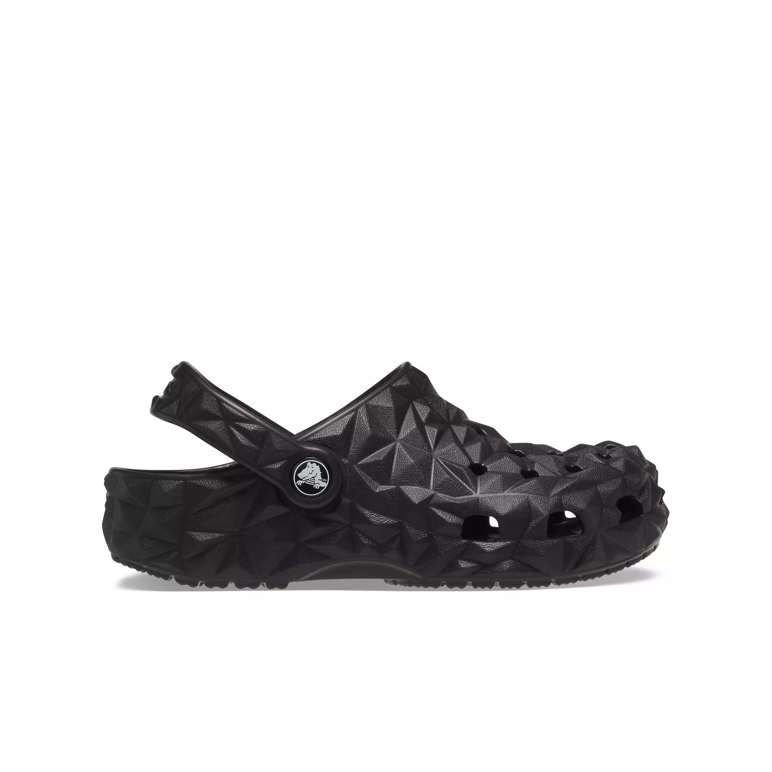 Crocs Classic Geometric "Black" Grade School Kids' Clog - BLACK
