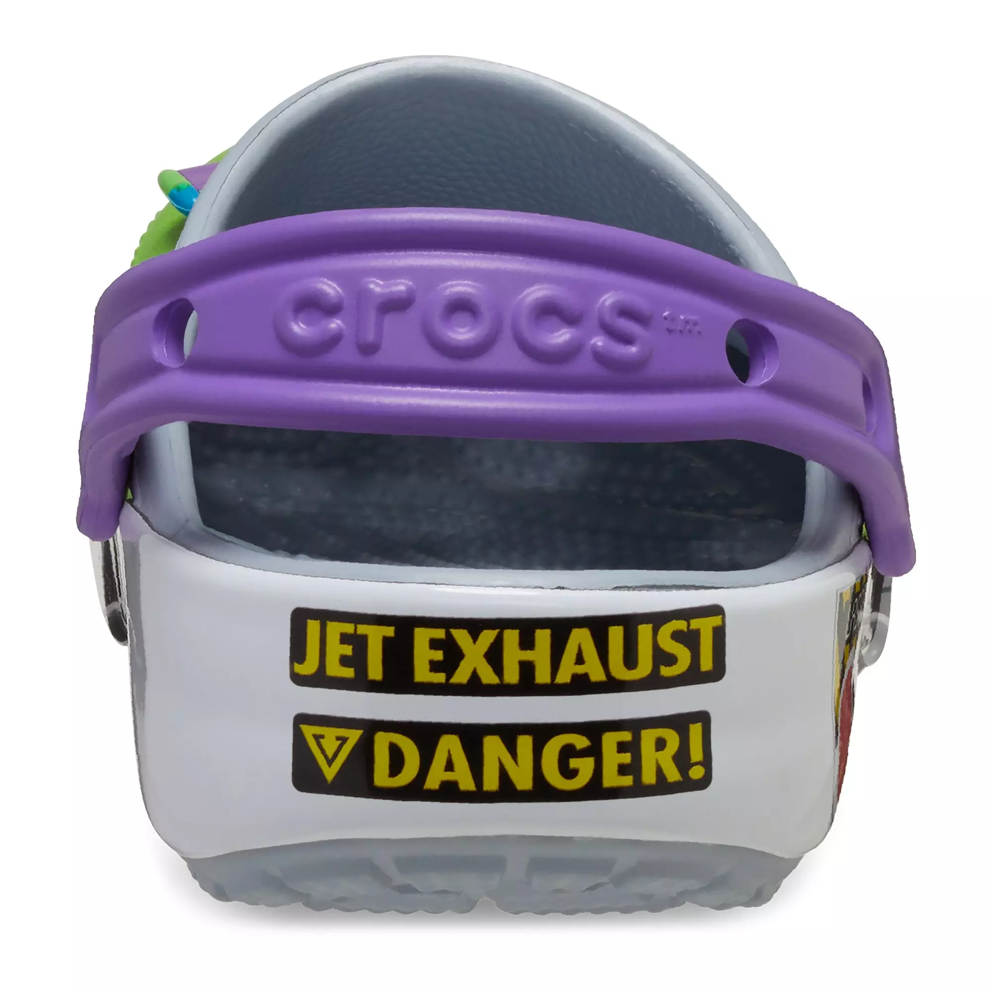 Crocs Buzz Lightyear Classic Toddler Kids' Clog - WHITE/GREEN