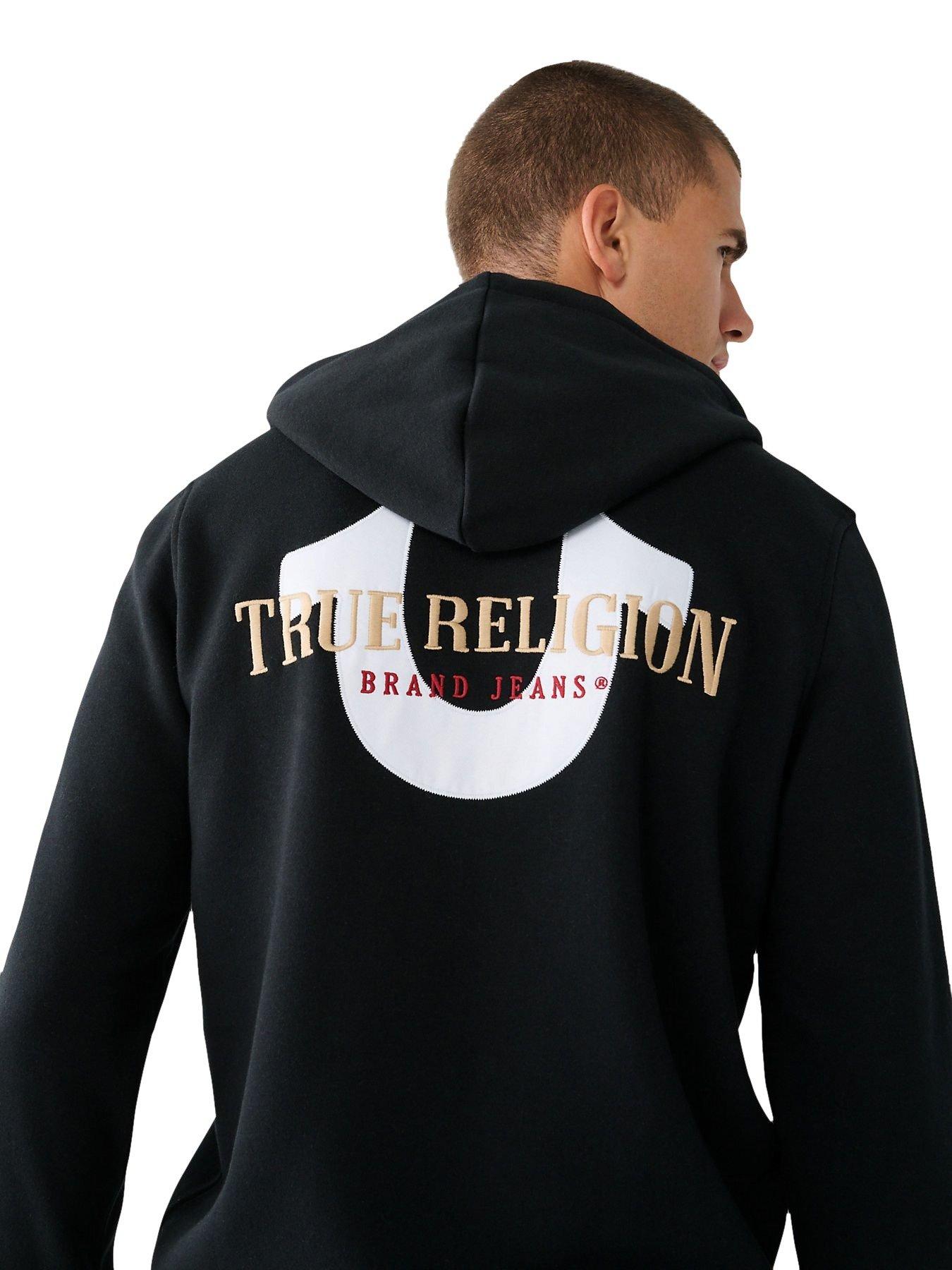 True Religion DB Men's Black Hoodie