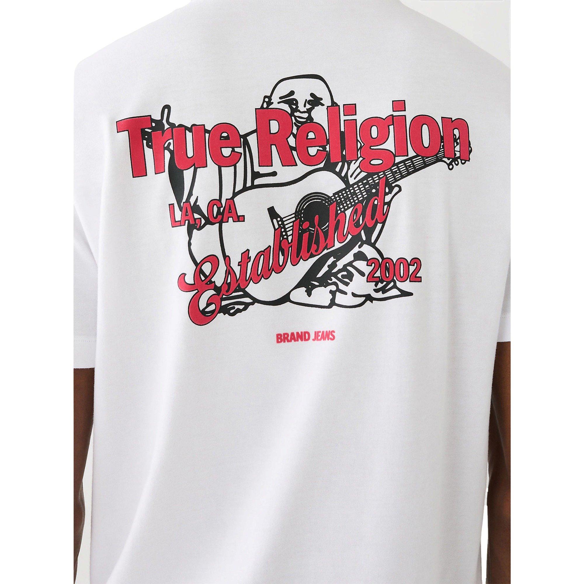 True Religion Buddha Logo Men's White Tee