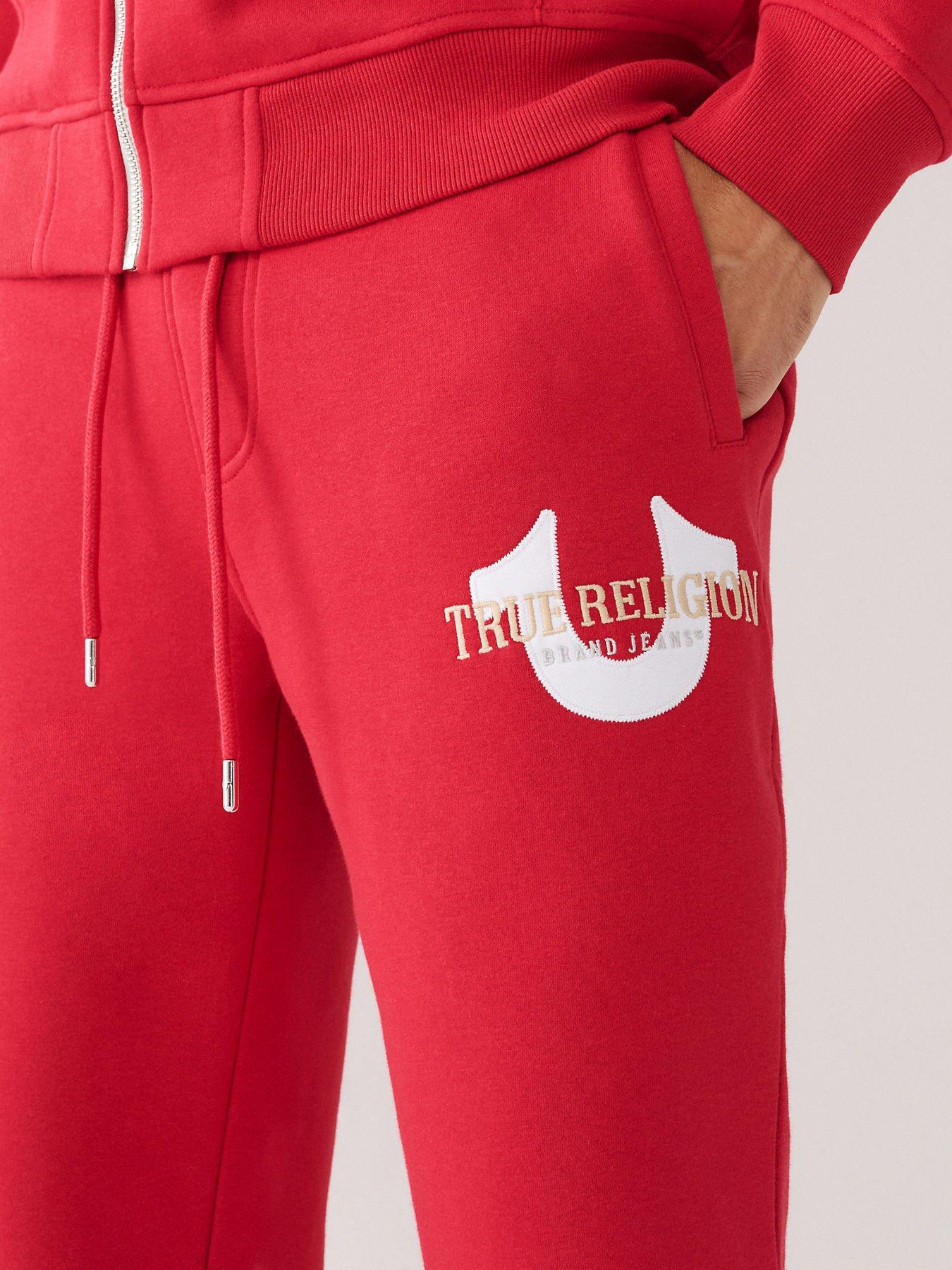 True religion sweatpants online red