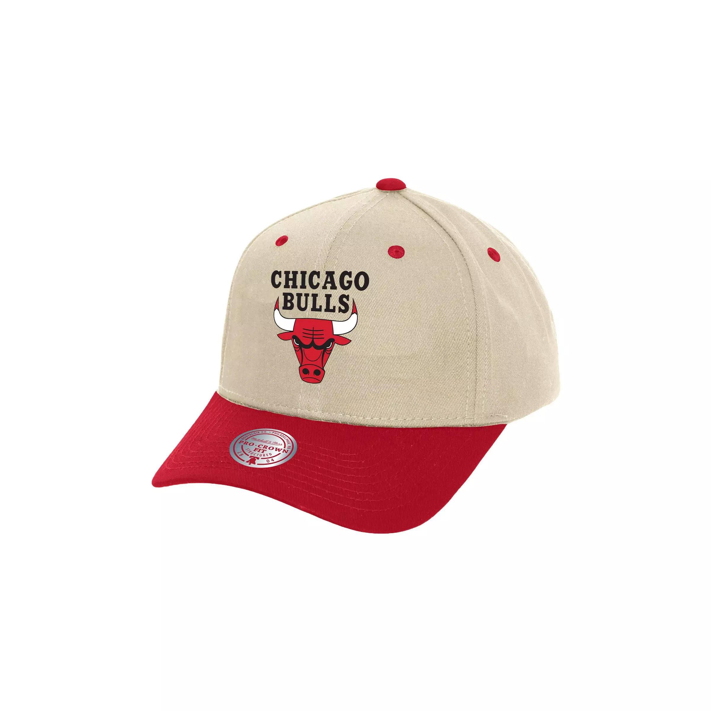 Mitchell & Ness Game On Pro Chicago Bulls Snapback Hat - CREAM