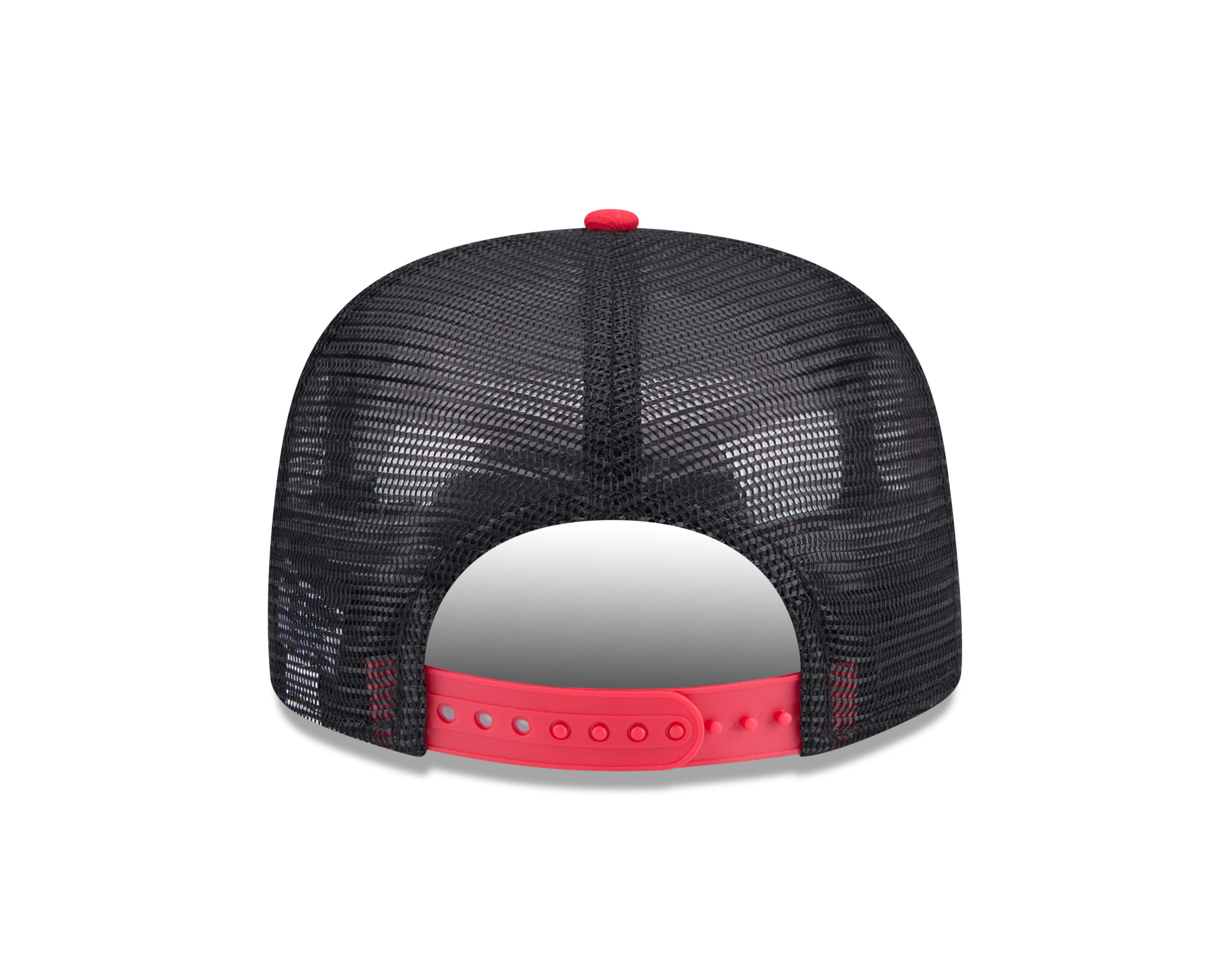 New Era Chicago Bulls Golfer Throwback Snapback-Black/Red