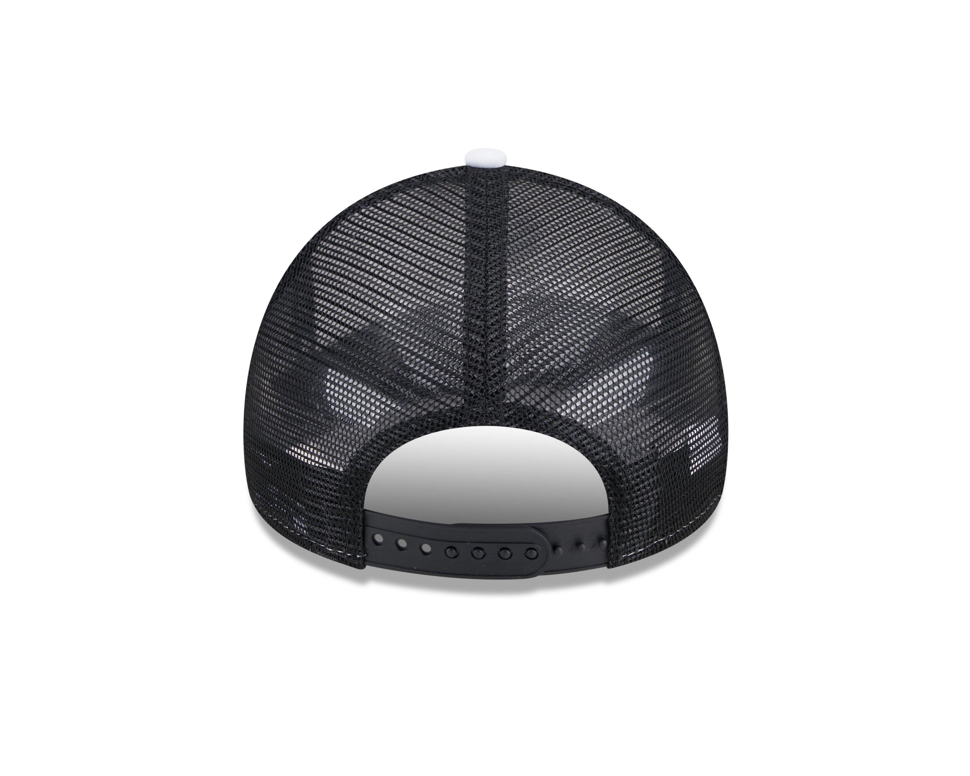 New Era Chicago White Sox 9FORTY A-Frame Snapback Hat - White/Black - WHITE/BLACK Thumbnail View 3