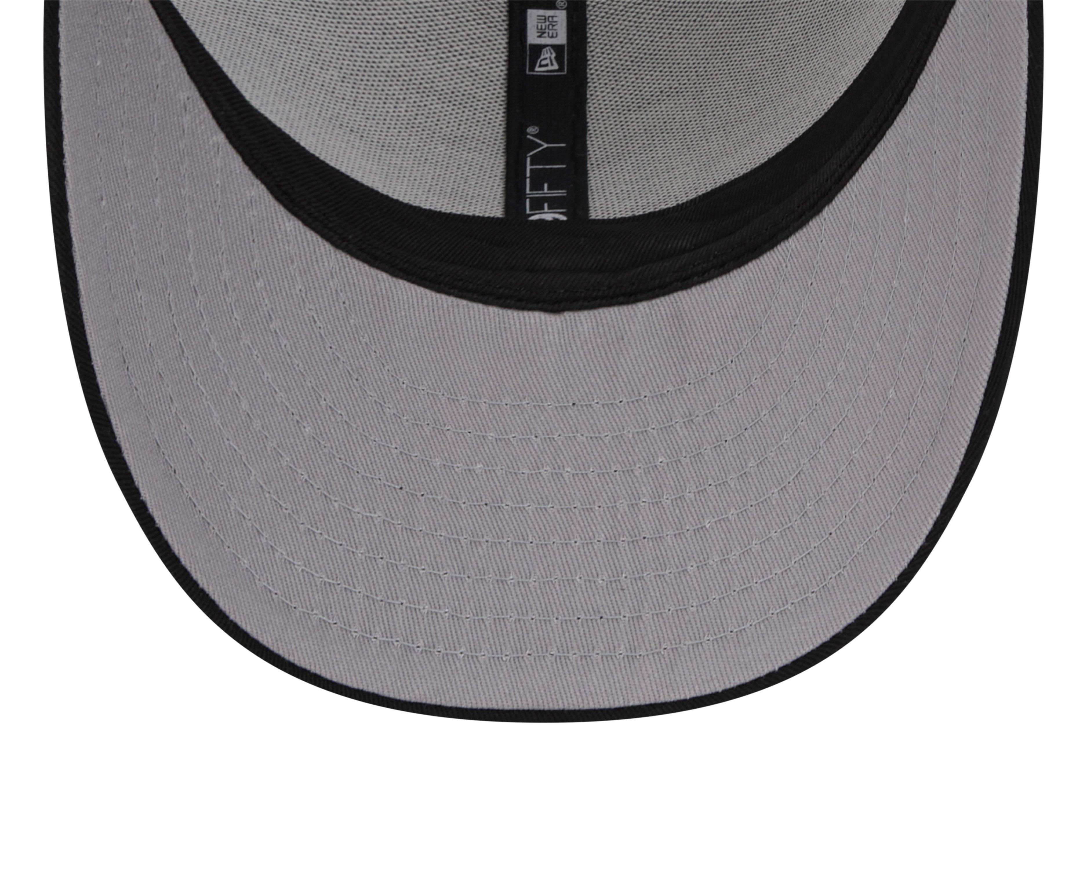 New Era Arizona Diamondbacks 9FIFTY MLB Patchwork Trucker Snapback-Black/White - BLACK/WHITE Thumbnail View 4