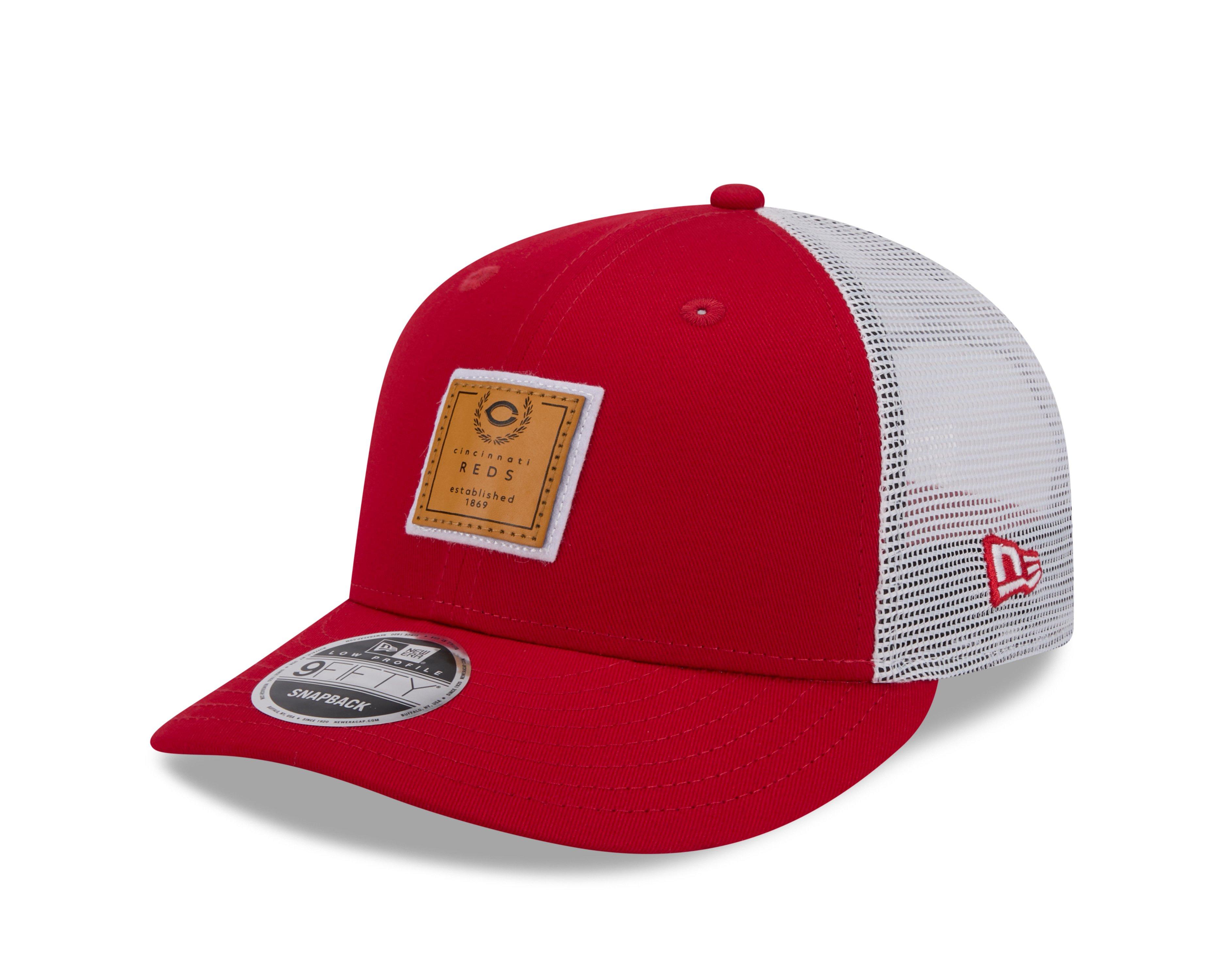New Era Cincinnati Reds 9FIFTY MLB Patchwork Trucker Snapback-Red - RED/WHITE Thumbnail View 1