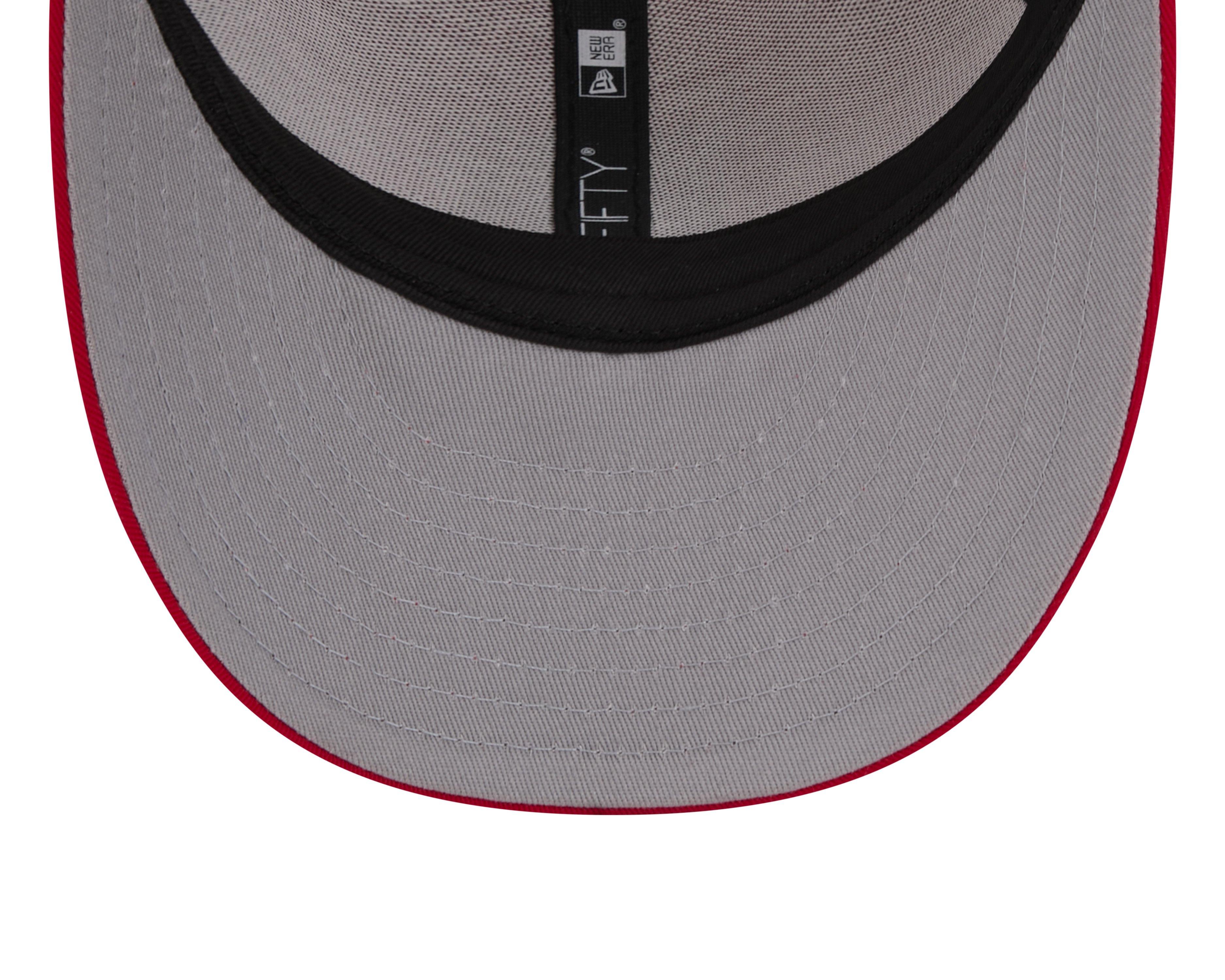 New Era Cincinnati Reds 9FIFTY MLB Patchwork Trucker Snapback-Red - RED/WHITE Thumbnail View 4