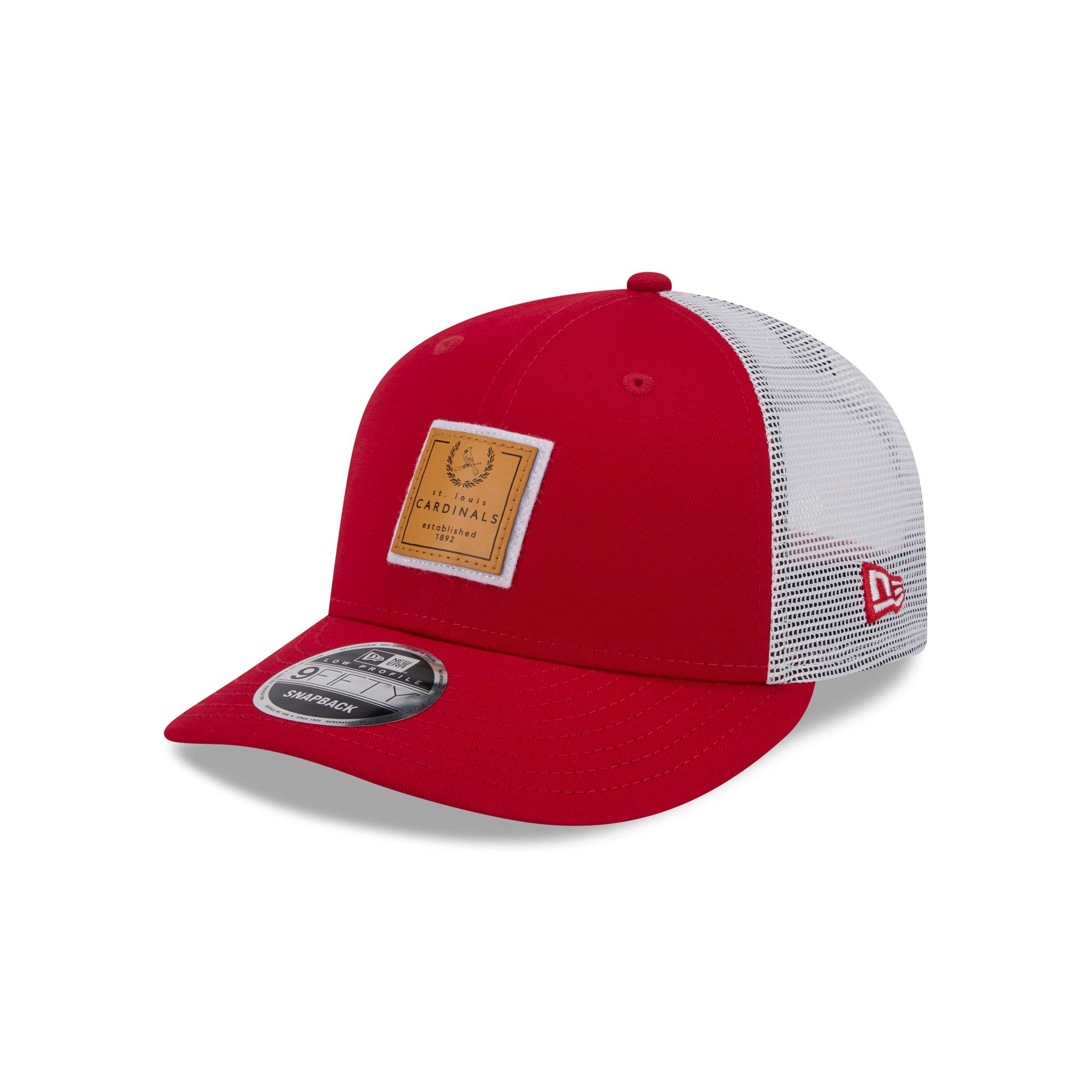New Era St. Louis Cardinals 9FIFTY Patch Trucker Snapback-Red - RED/WHITE Thumbnail View 1