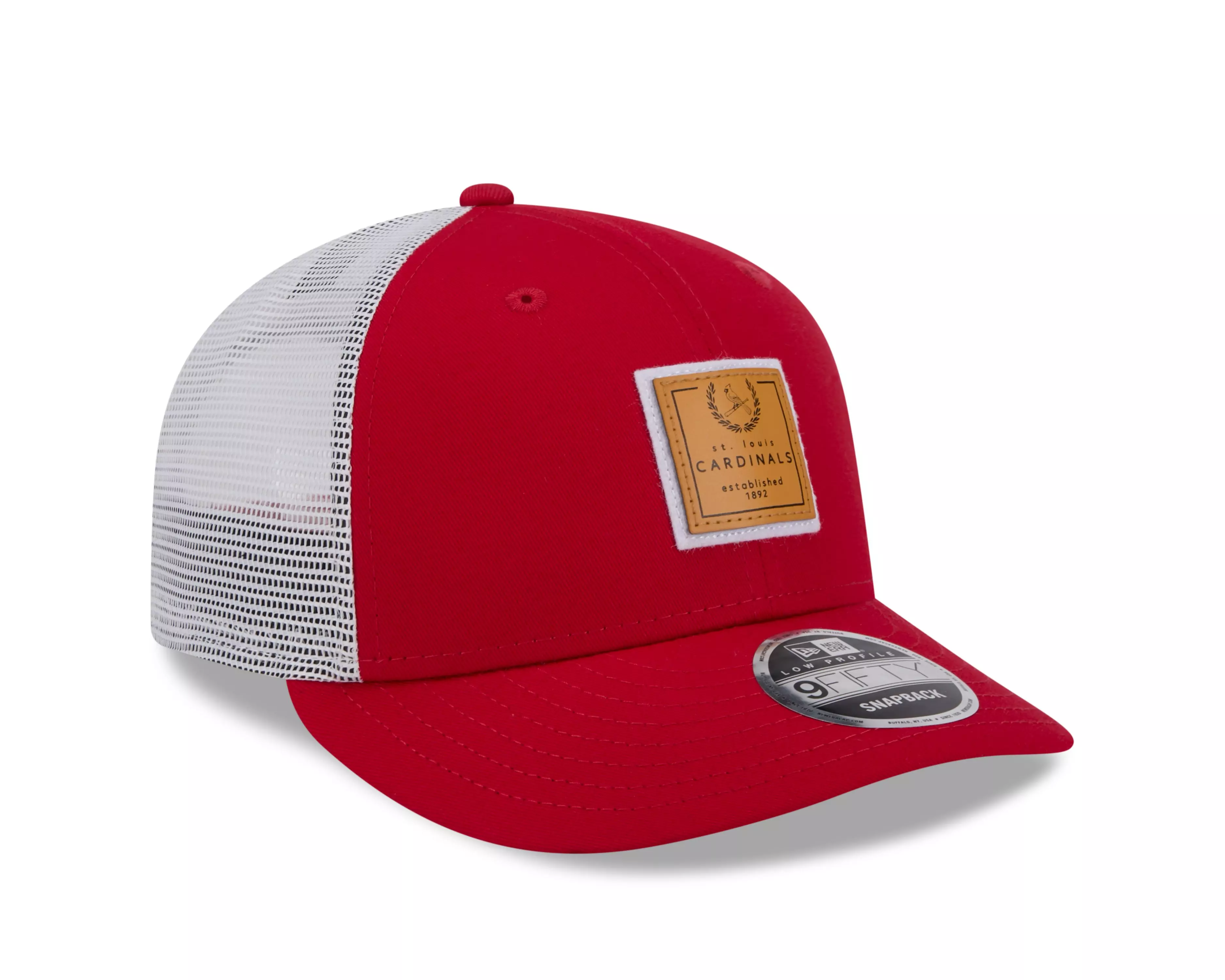 New Era St. Louis Cardinals 9FIFTY Patch Trucker Snapback-Red - RED/WHITE