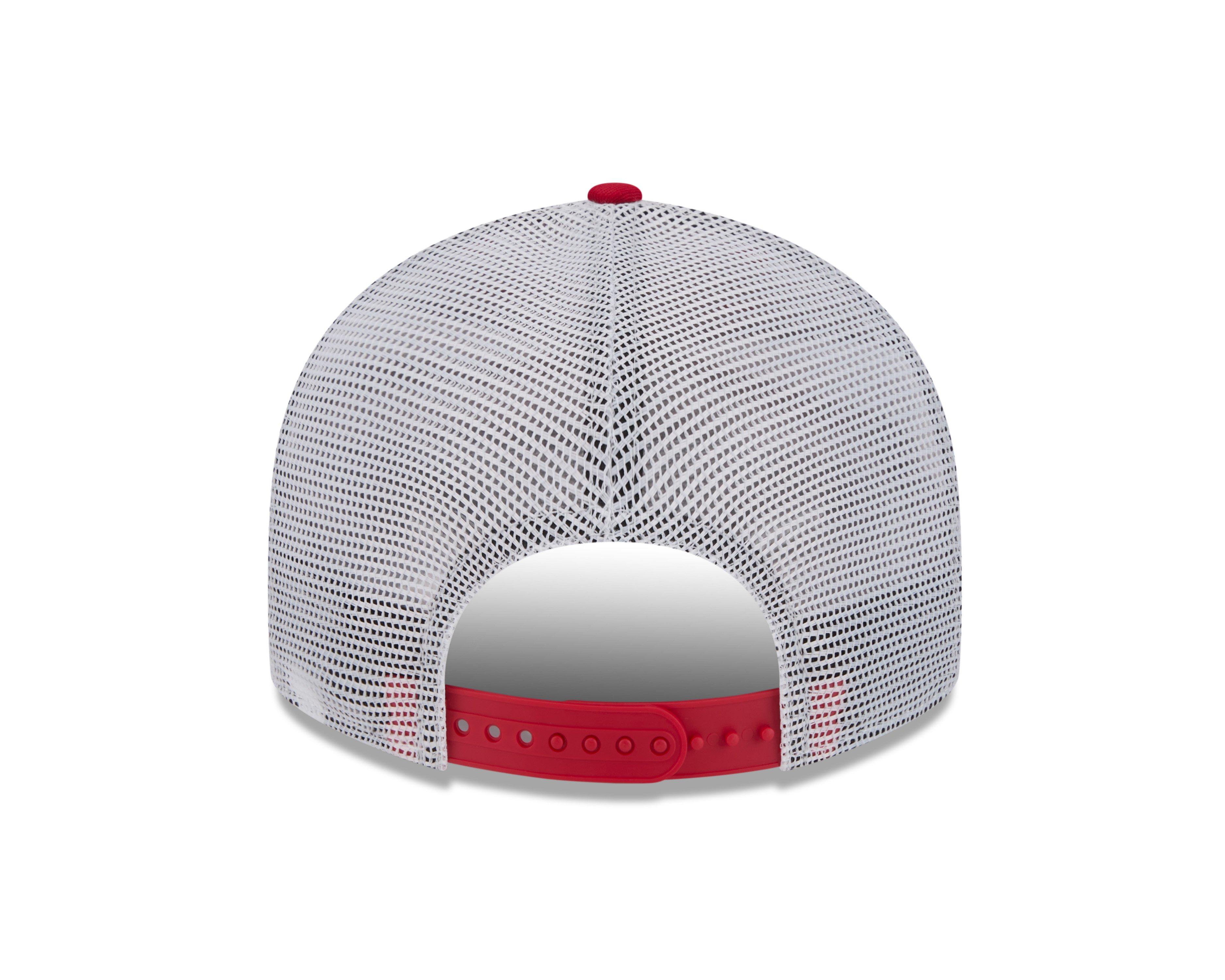 New Era St. Louis Cardinals 9FIFTY Patch Trucker Snapback-Red - RED/WHITE Thumbnail View 3